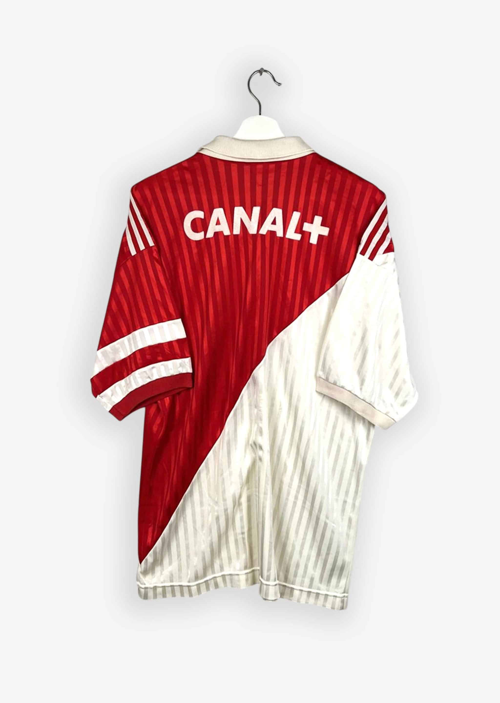 AS MONACO 1990/91 HOME SHIRT (SIZE L)