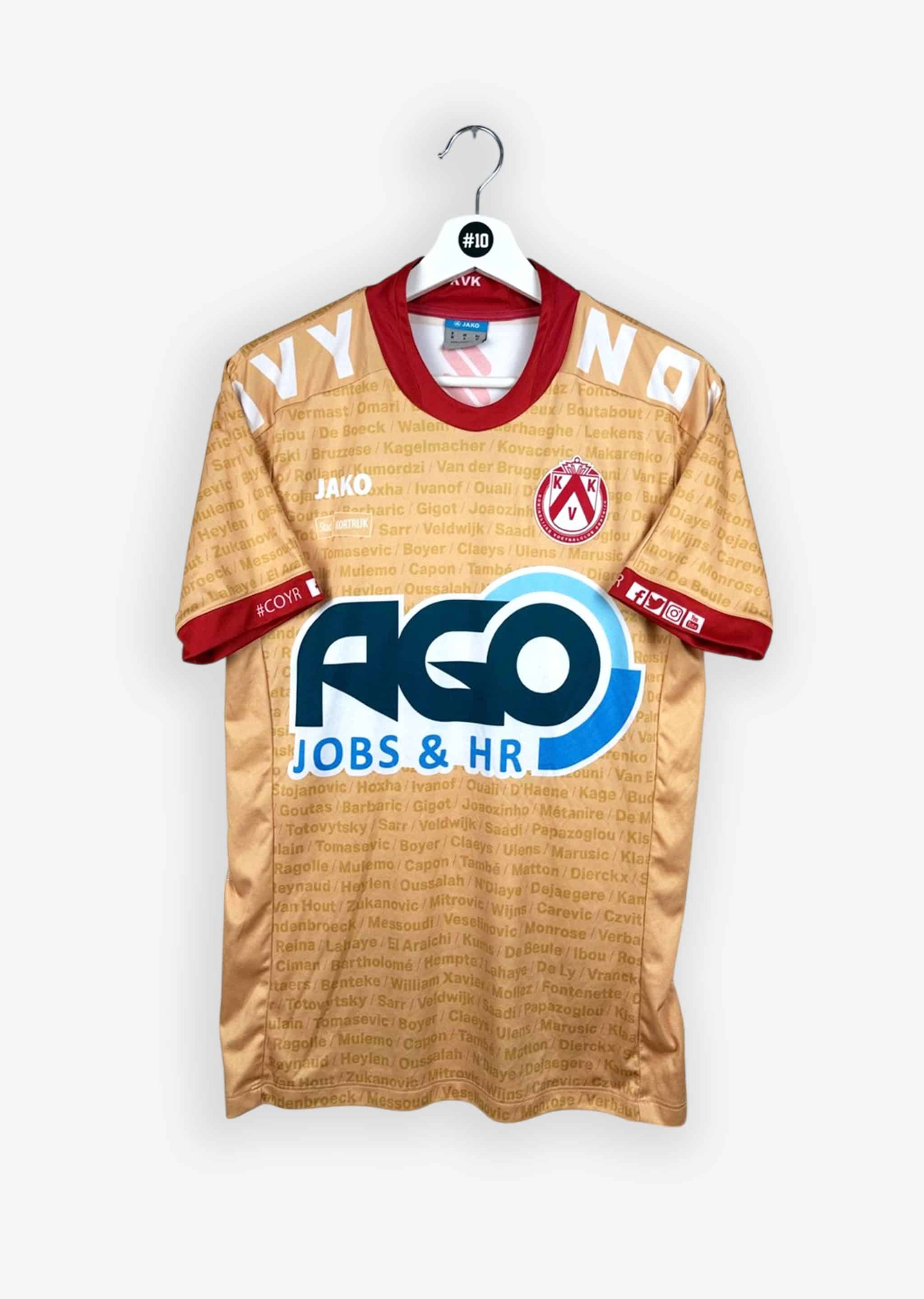 KV KORTRIJK 2018/19 AWAY SHIRT - #10 KANU (SIZE M)
