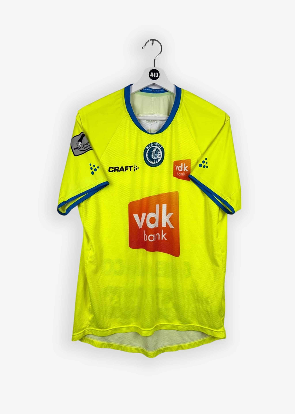 KAA GENT 2018/19 AWAY SHIRT - MATCHWORN/ISSUED #17 YAREMCHUK (SIZE L)
