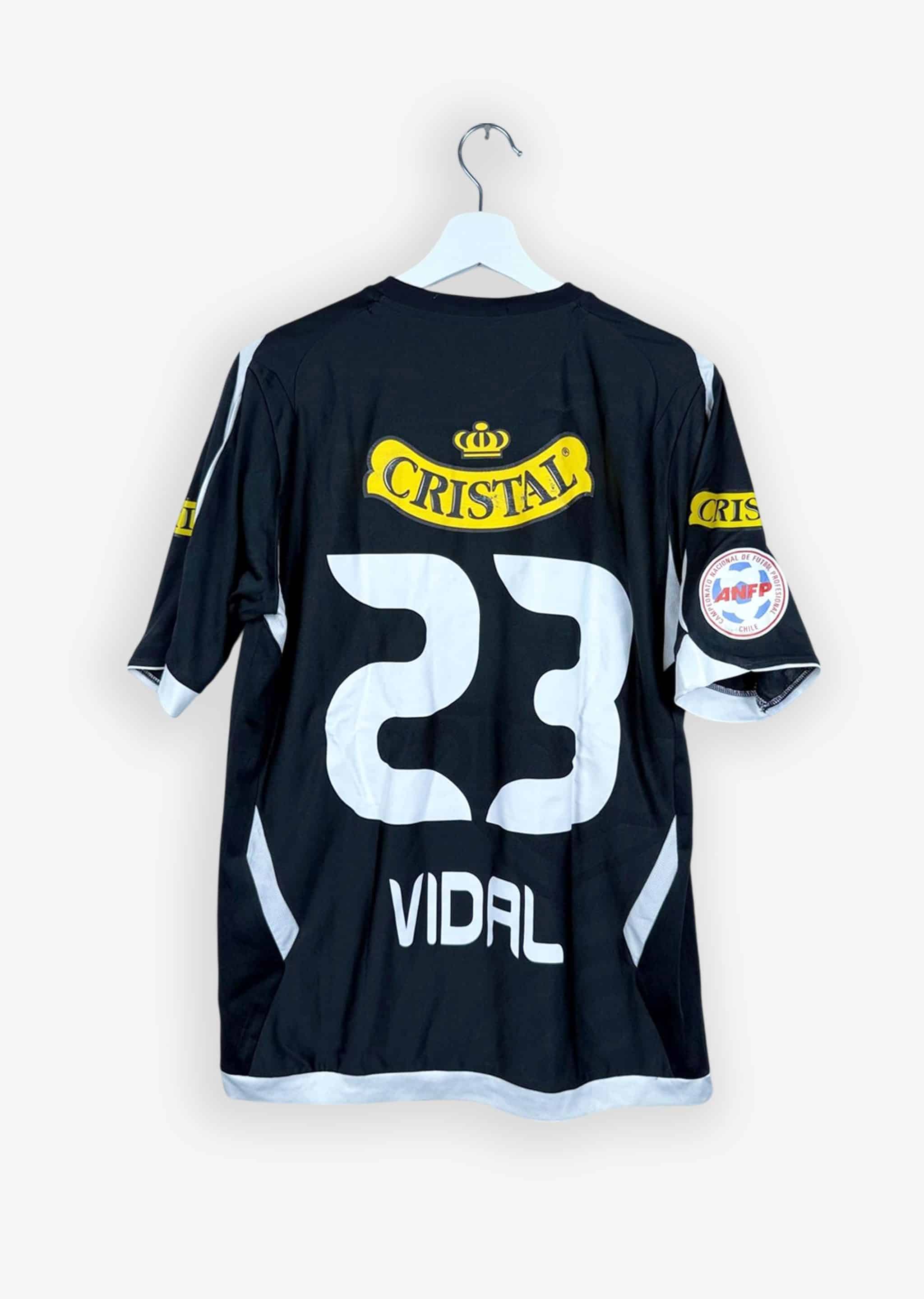 COLO COLO 2007 AWAY SHIRT - MATCHWORN/ISSUED #23 VIDAL (SIZE M)