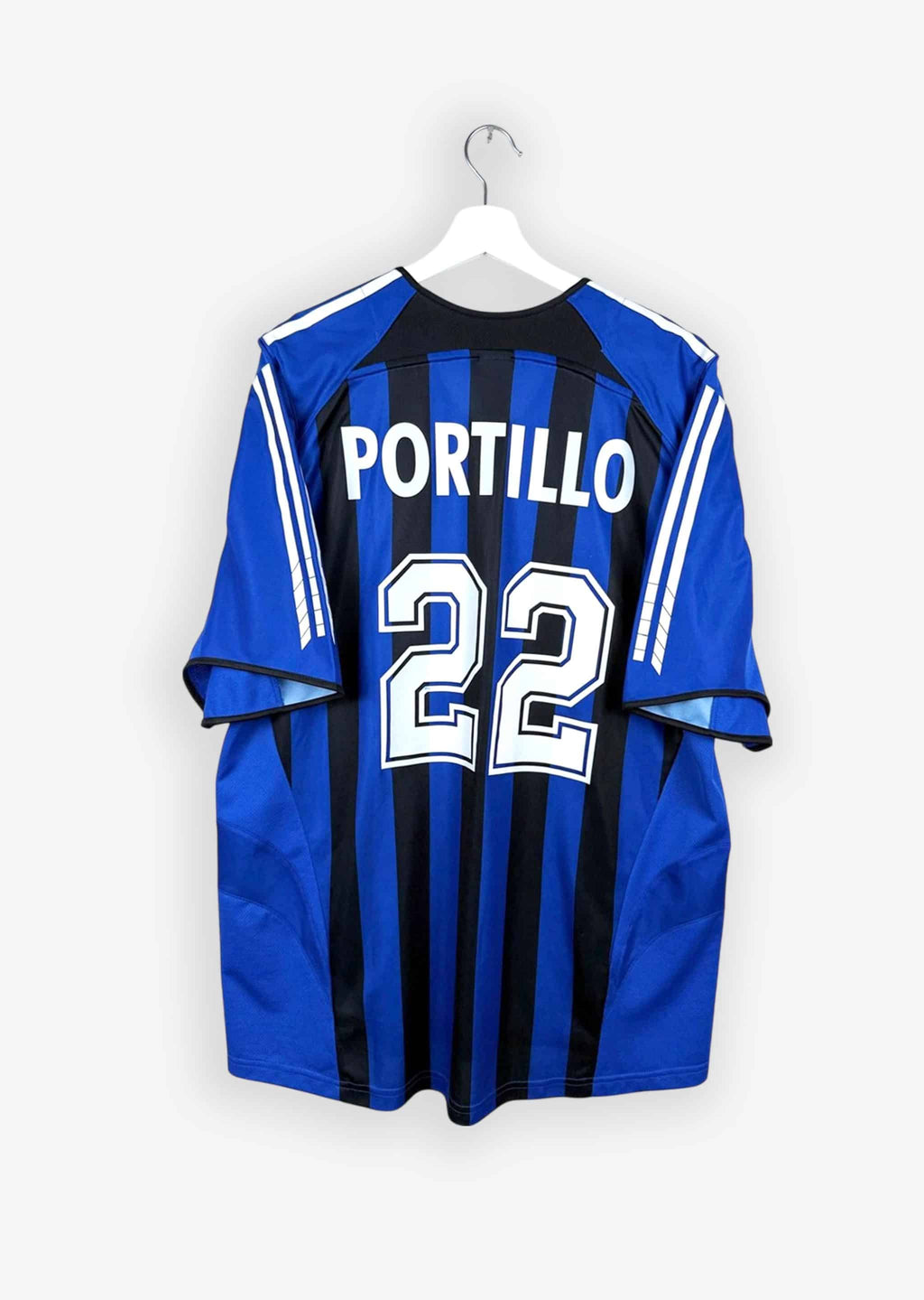 CLUB BRUGGE 2005/06 HOME SHIRT - #22 PORTILLO (SIZE XL)