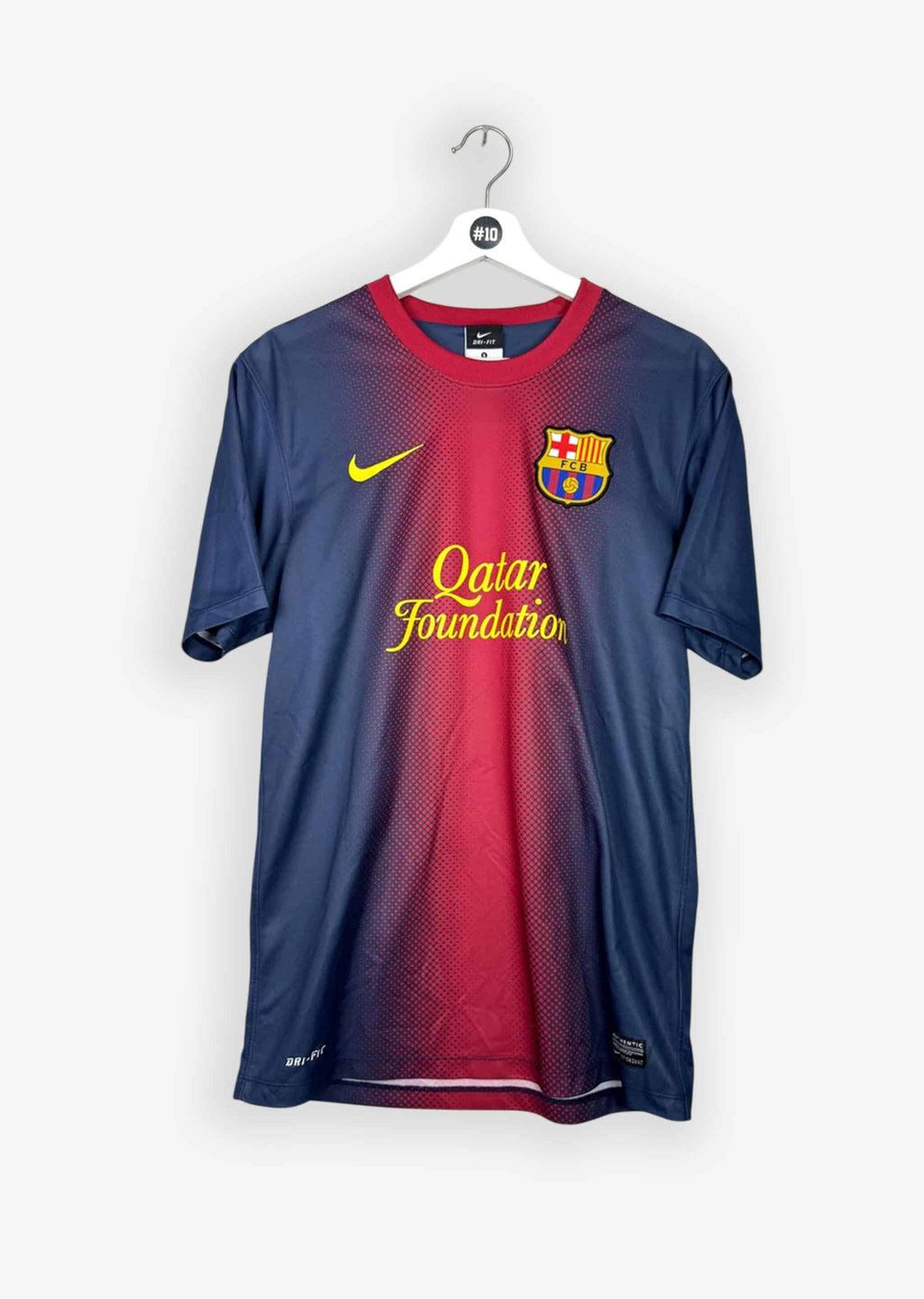 FC BARCELONA 2012/13 HOME SHIRT - #10 MESSI (SIZE S)