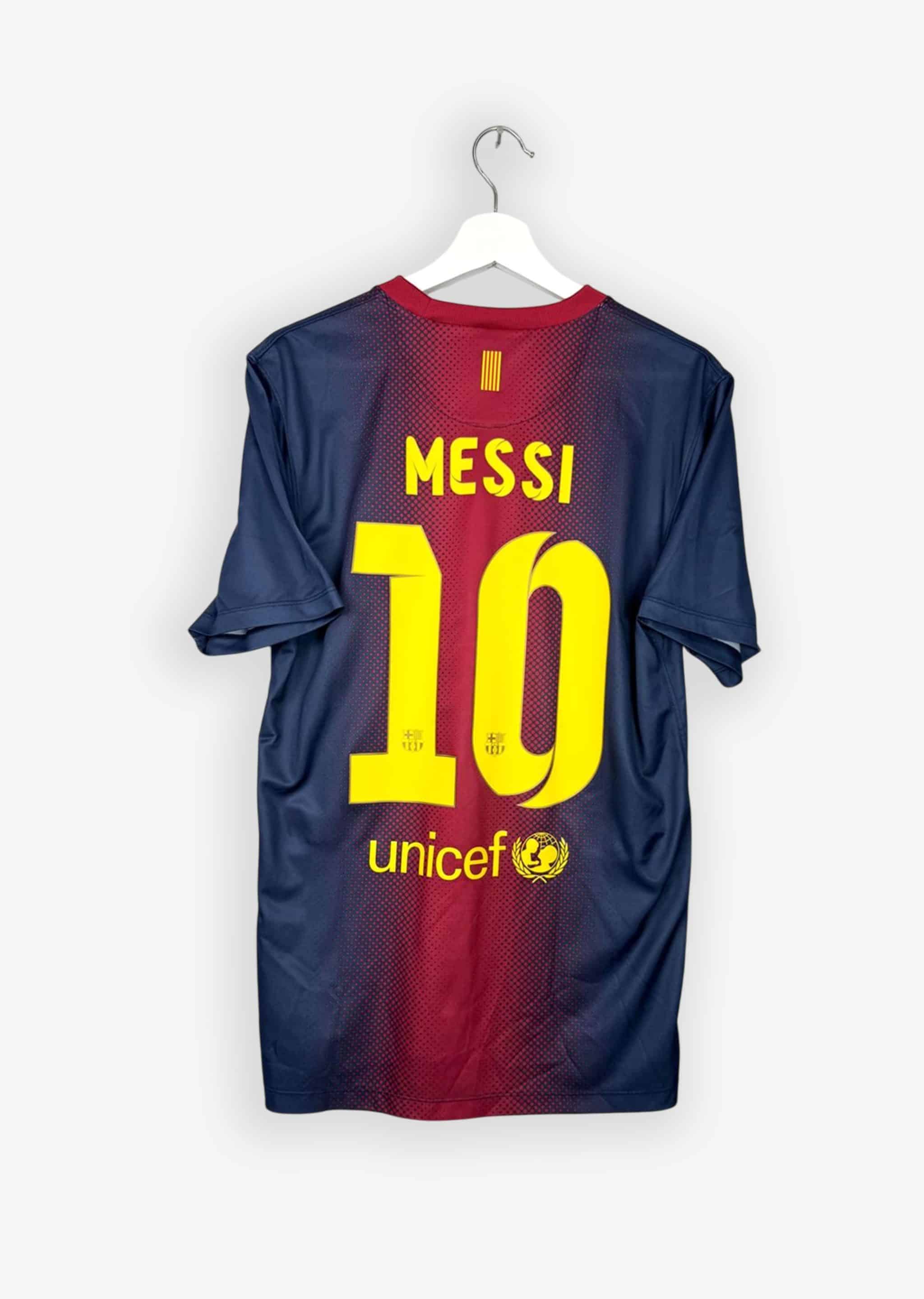 FC BARCELONA 2012/13 HOME SHIRT - #10 MESSI (SIZE S)