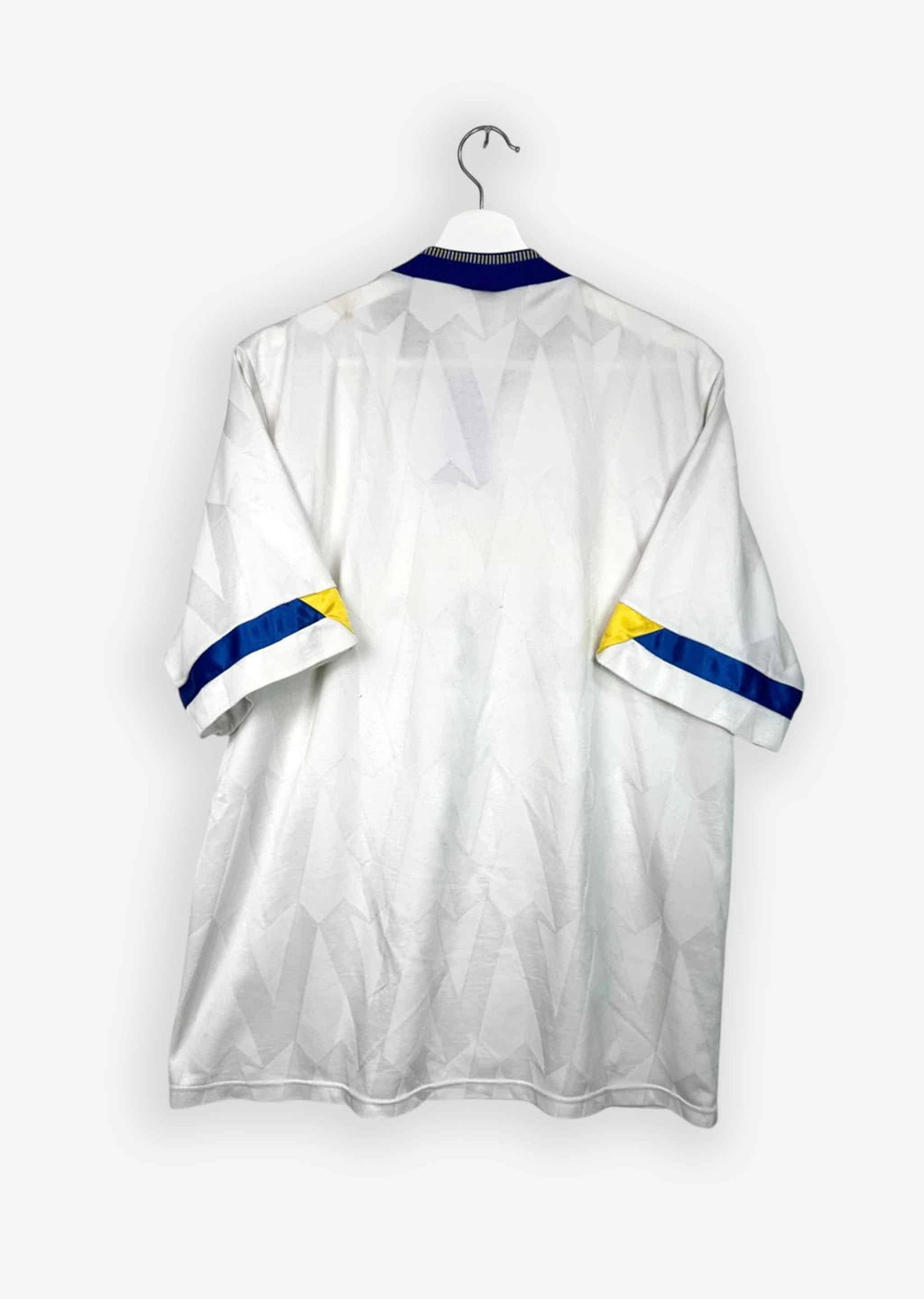 LEEDS UNITED 1990/91 HOME SHIRT (SIZE L)