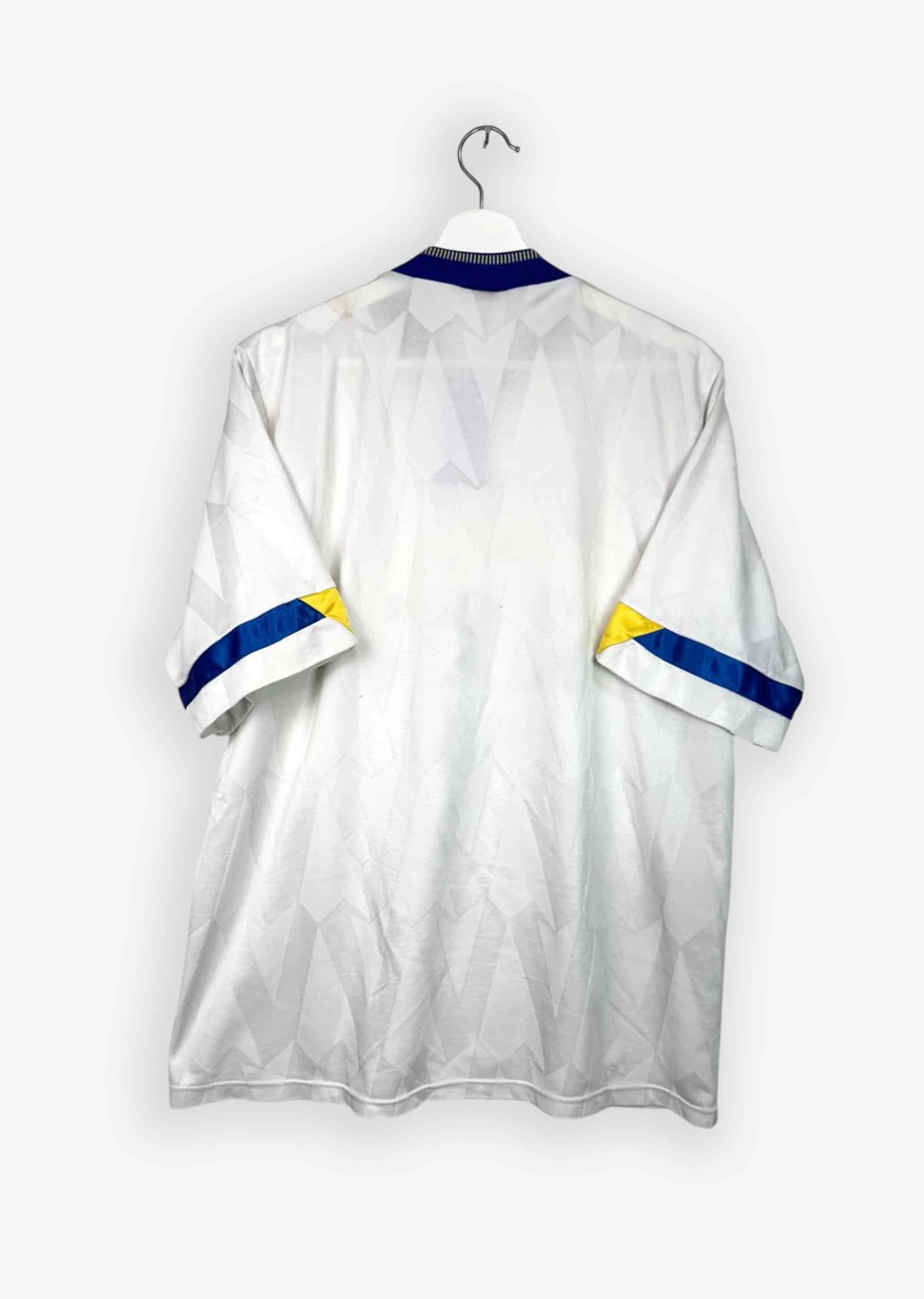 LEEDS UNITED 1990/91 HOME SHIRT (SIZE L)