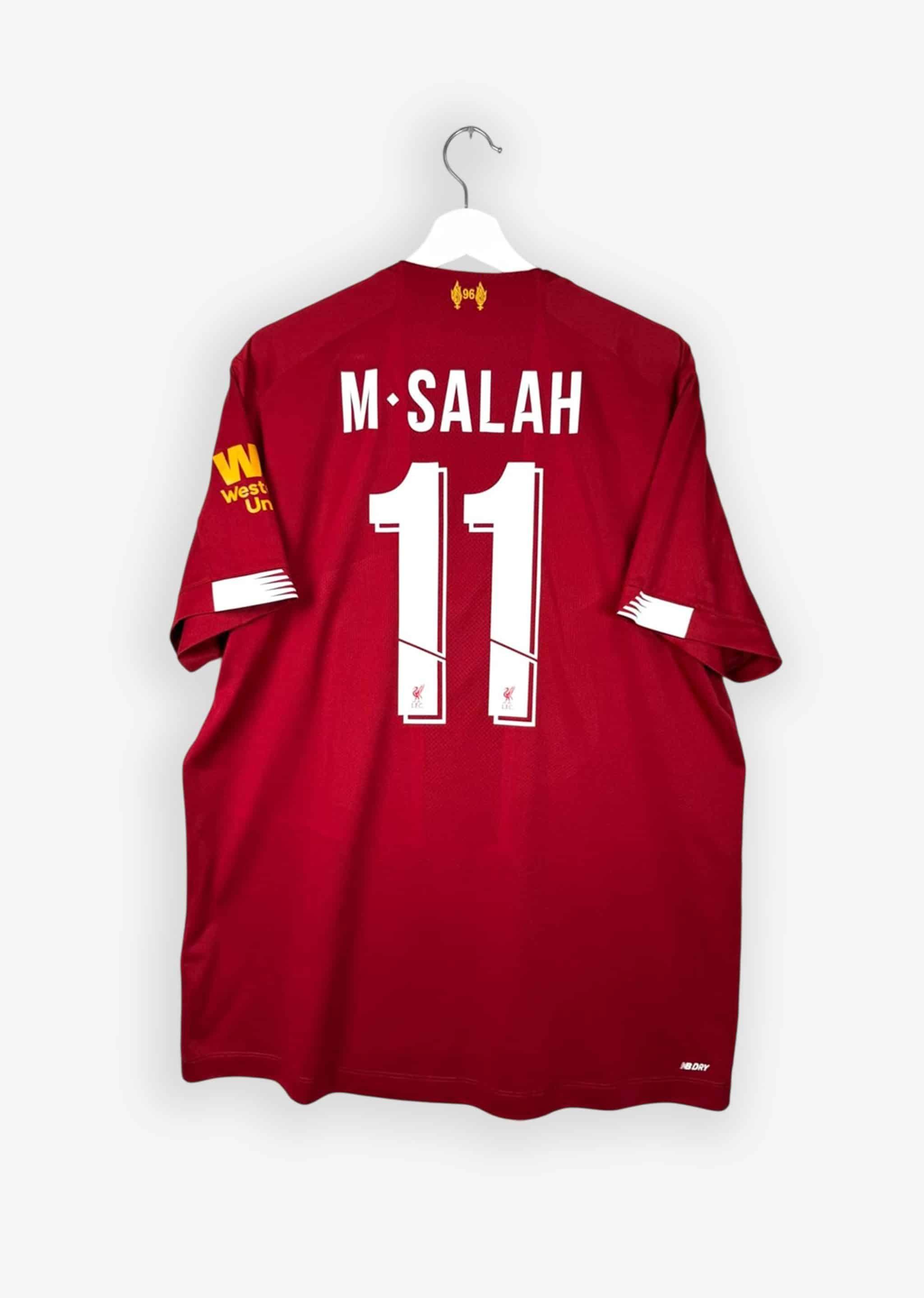 LIVERPOOL FC 2019/20 HOME SHIRT - #11 SALAH (SIZE XL)