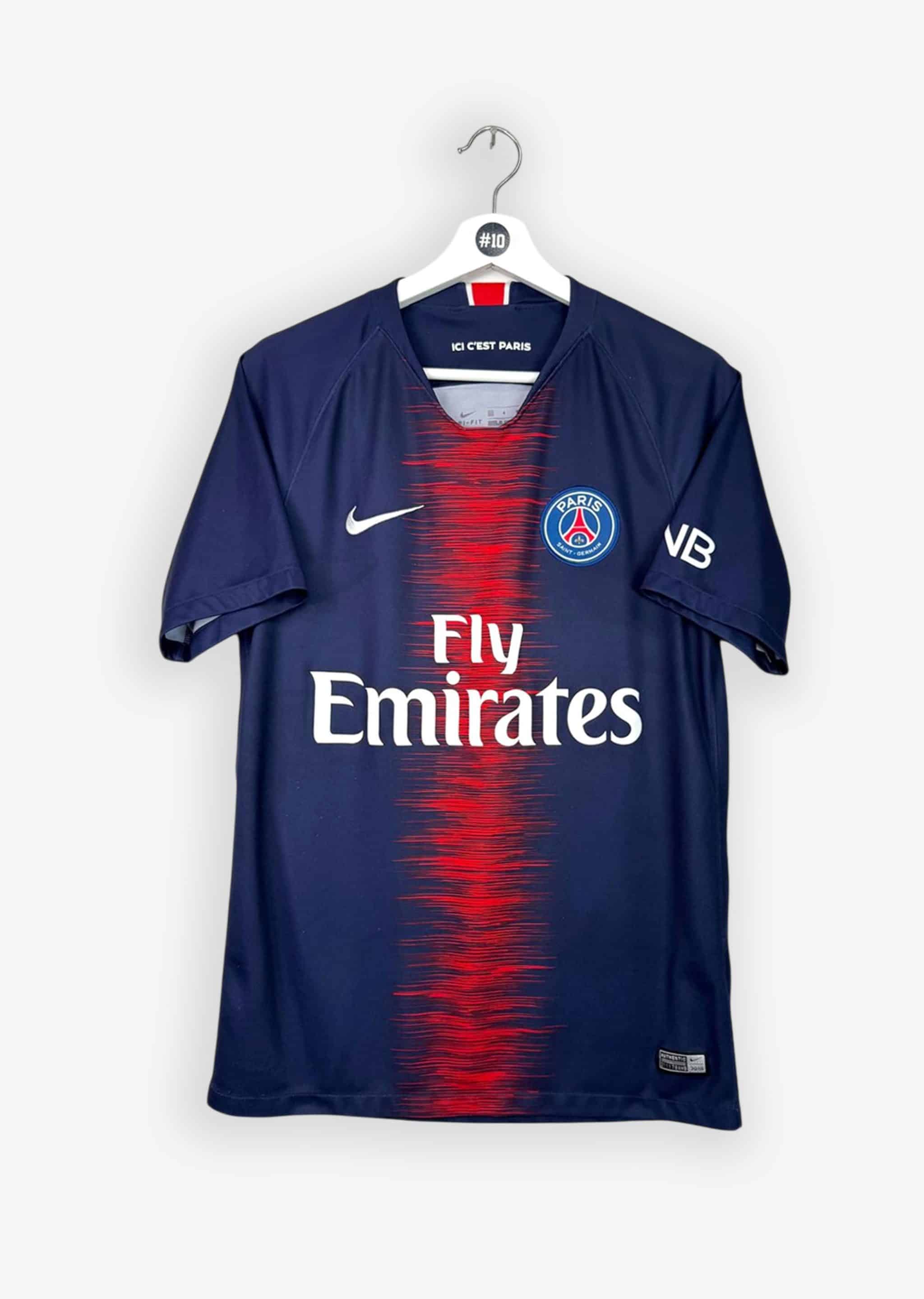 PARIS SAINT-GERMAIN 2018/19 HOME SHIRT - #10 NEYMAR JR (SIZE S)