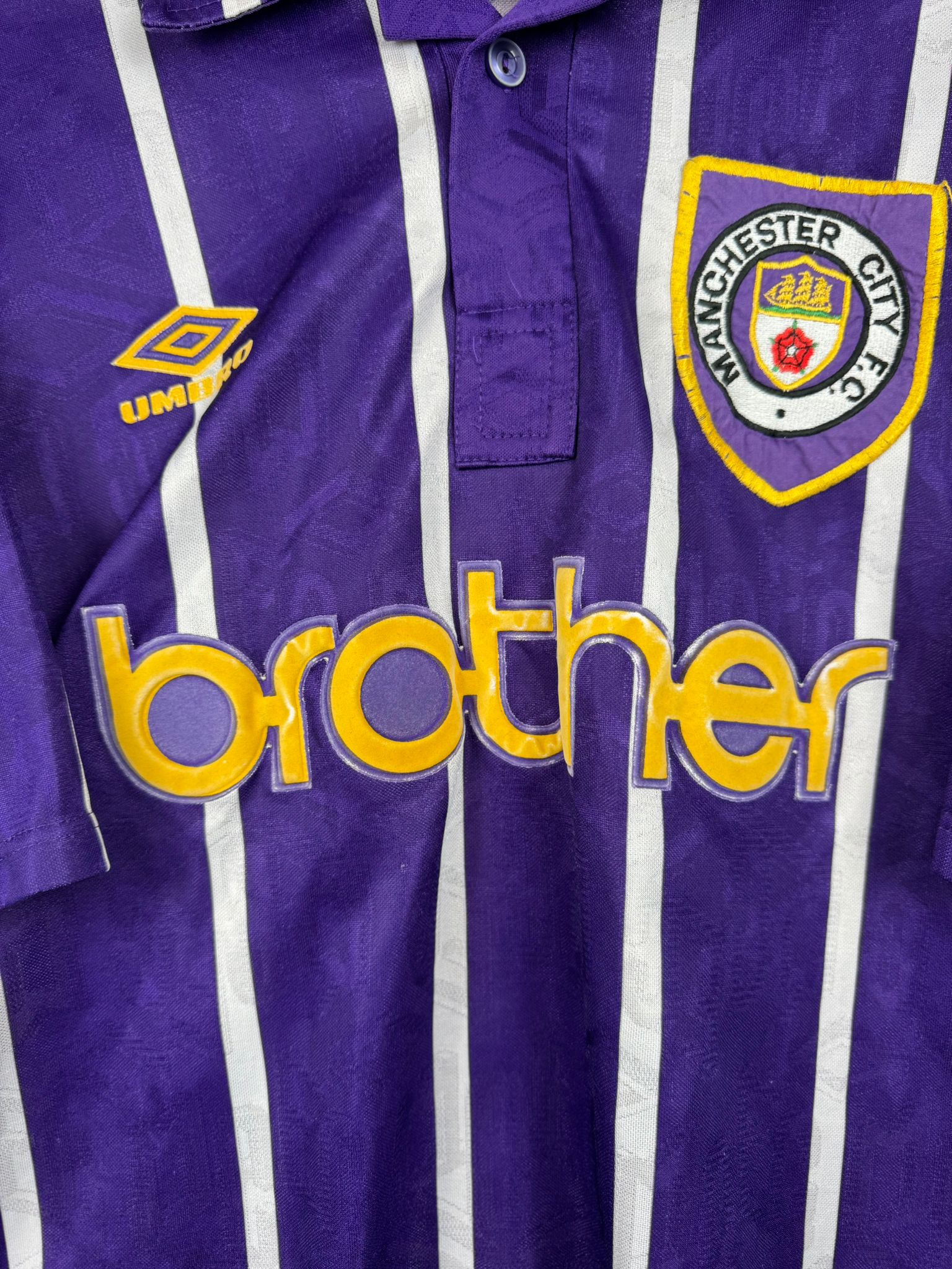 MANCHESTER CITY 1992/94 AWAY SHIRT (SIZE XL)