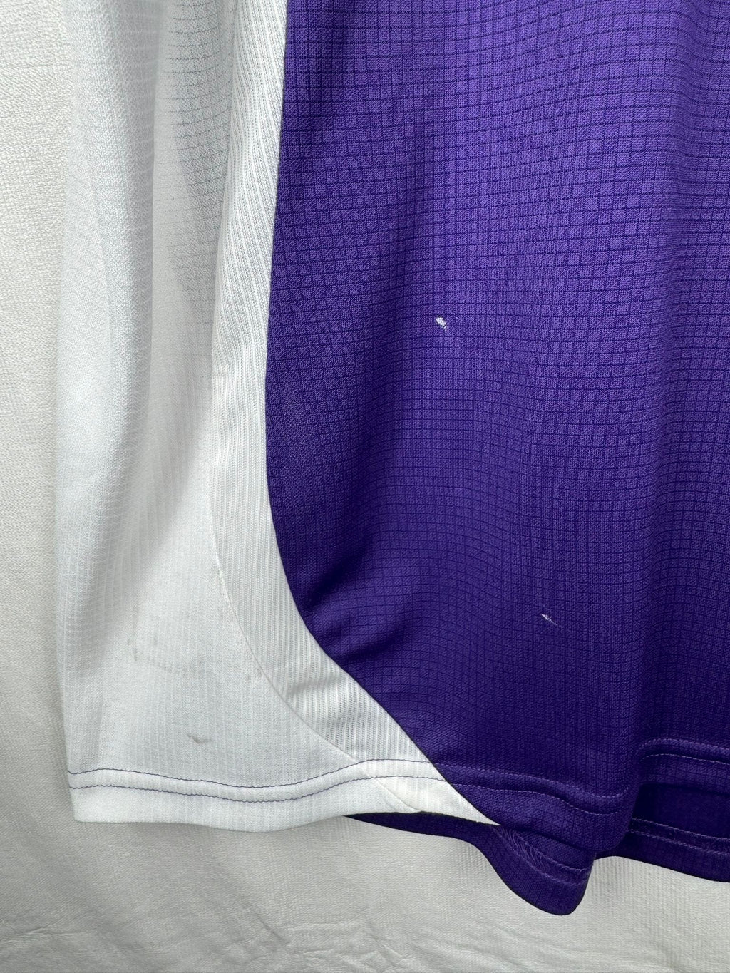 RSC ANDERLECHT 2006/07 HOME SHIRT - MATCHWORN/ISSUED CHAMPIONS LEAGUE #9 MBO MPENZA (SIZE XL)
