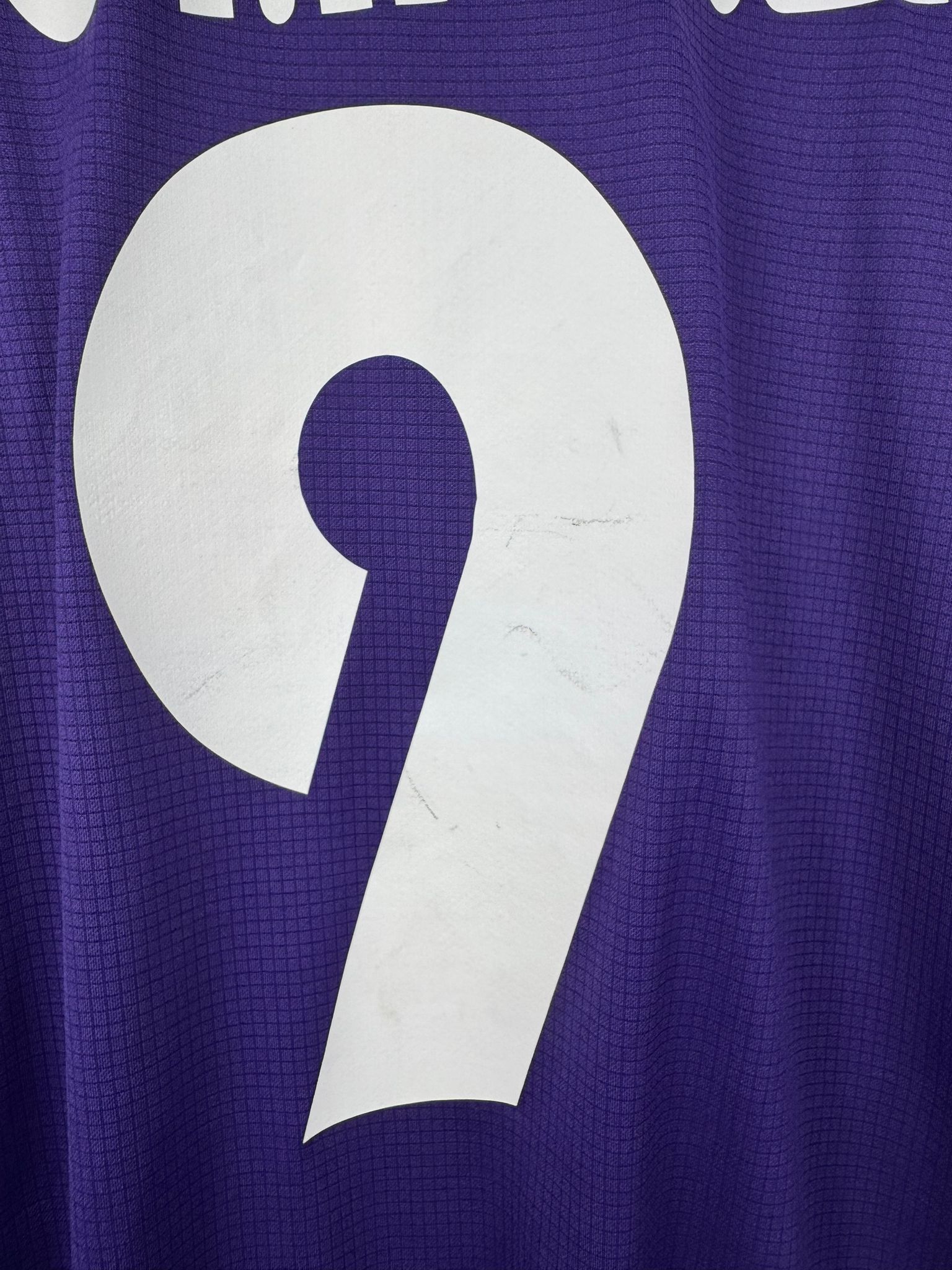 RSC ANDERLECHT 2006/07 HOME SHIRT - MATCHWORN/ISSUED CHAMPIONS LEAGUE #9 MBO MPENZA (SIZE XL)