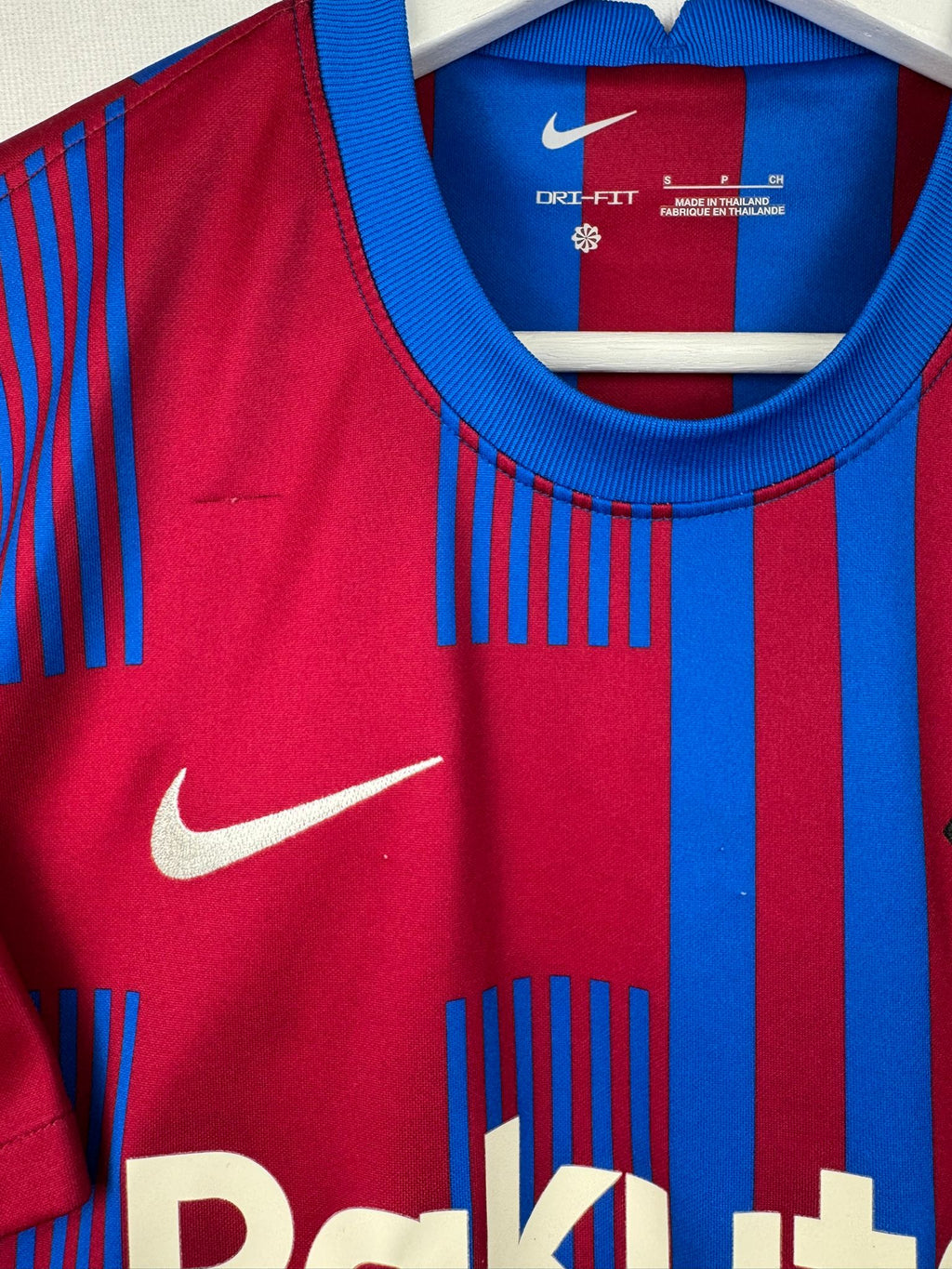 FC BARCELONA 2021/22 HOME SHIRT - #16 PEDRI (SIZE S)