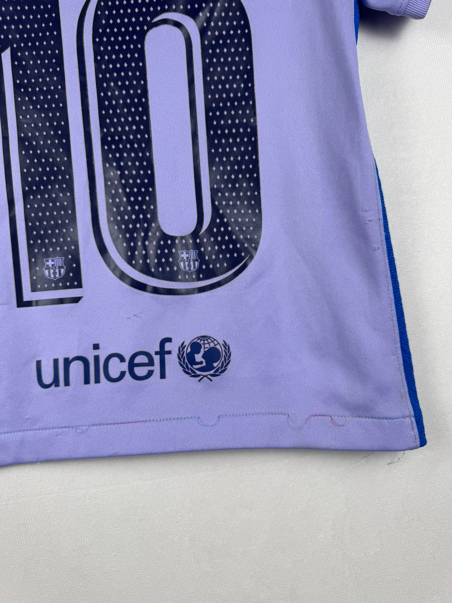 FC BARCELONA 2021/22 AWAY SHIRT - #10 MESSI (SIZE 110/116 KIDS)