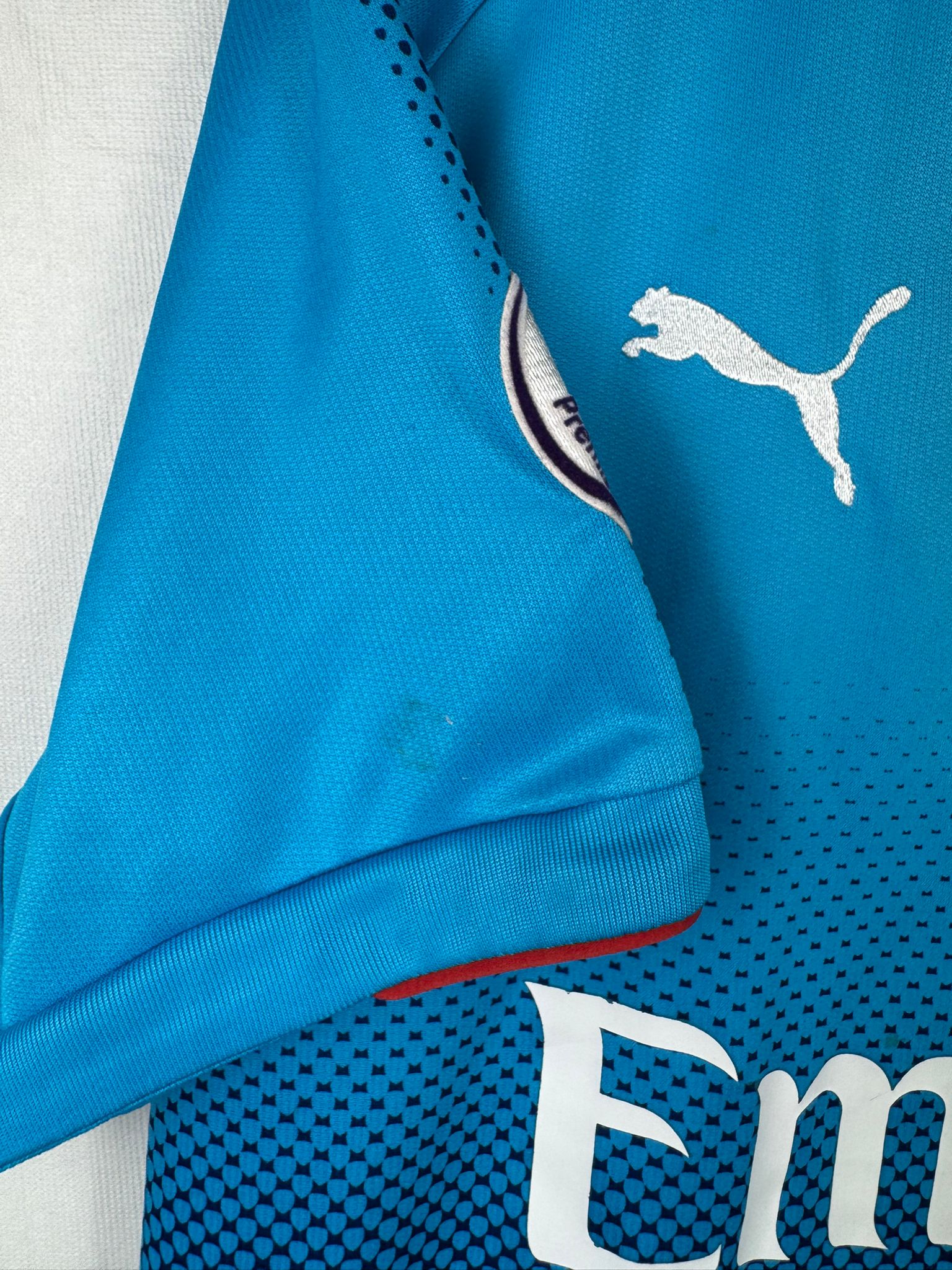 ARSENAL 2017/18 AWAY SHIRT - #14 AUBAMEYANG (SIZE L)