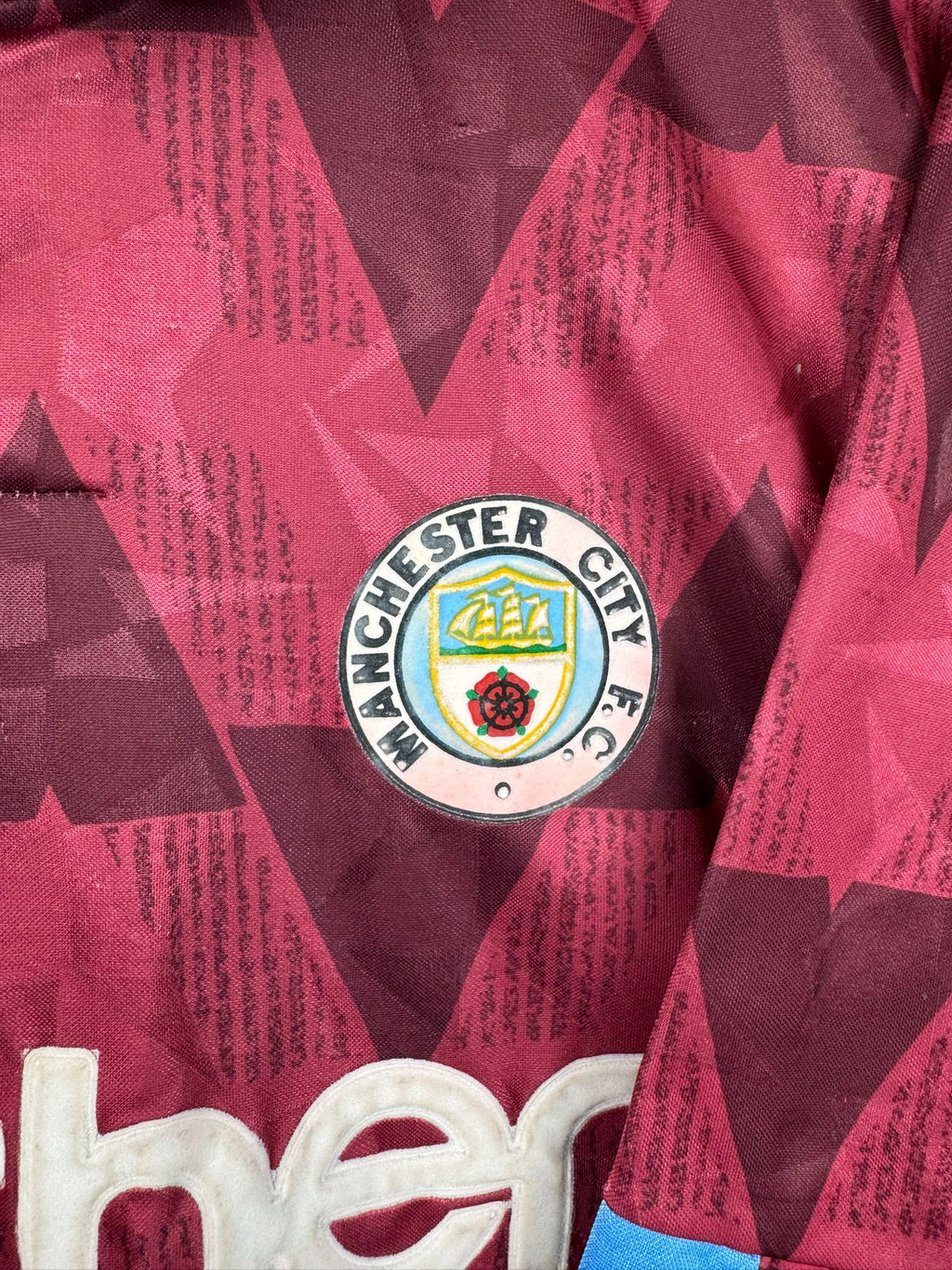 MANCHESTER CITY 1990/92 AWAY SHIRT (SIZE XL)