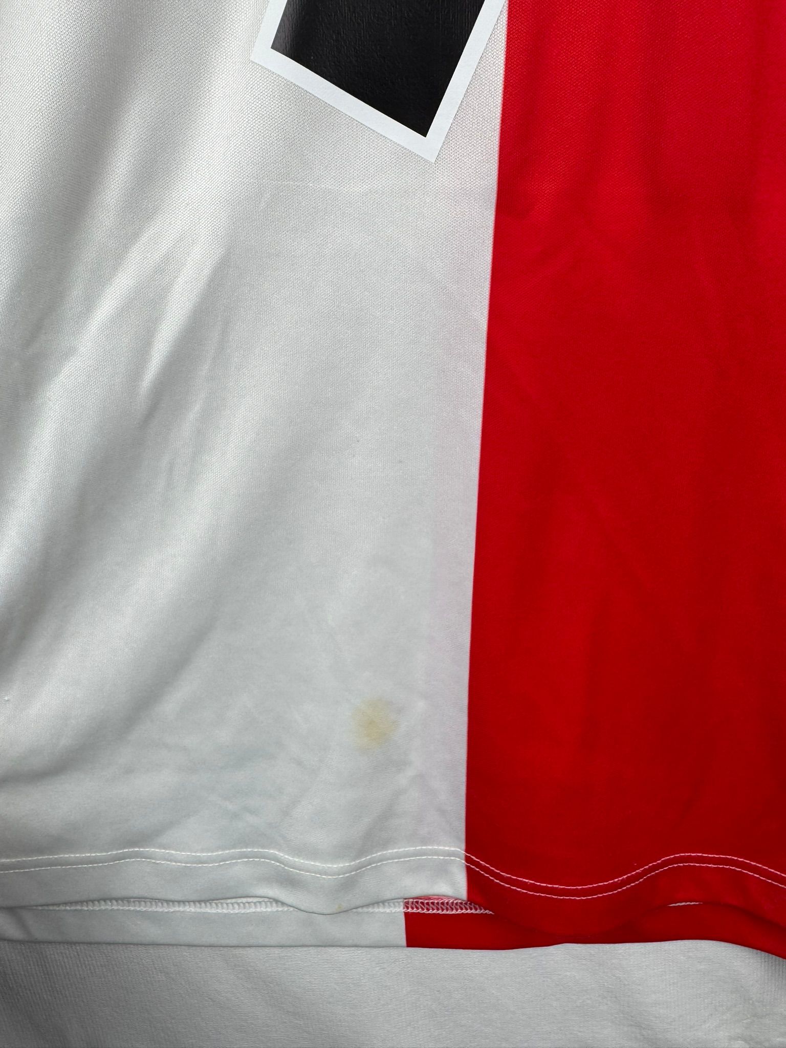 FEYENOORD 2002/03 HOME SHIRT - #7 KALOU (SIZE L)