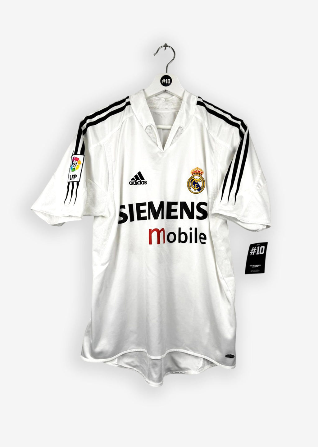 REAL MADRID 2004/05 HOME SHIRT - #23 BECKHAM (SIZE S)