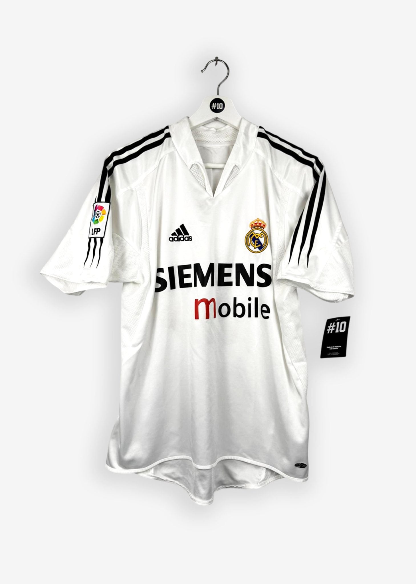 REAL MADRID 2004/05 HOME SHIRT - #23 BECKHAM (SIZE S)