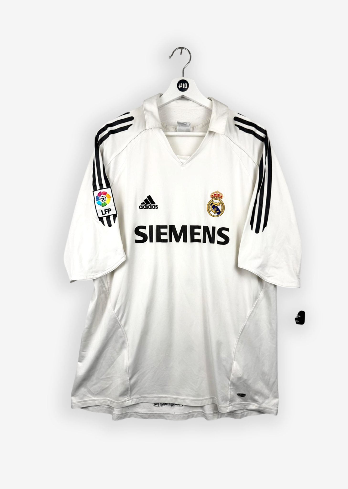 REAL MADRID 2005/06 HOME SHIRT - #23 BECKHAM (SIZE XL)
