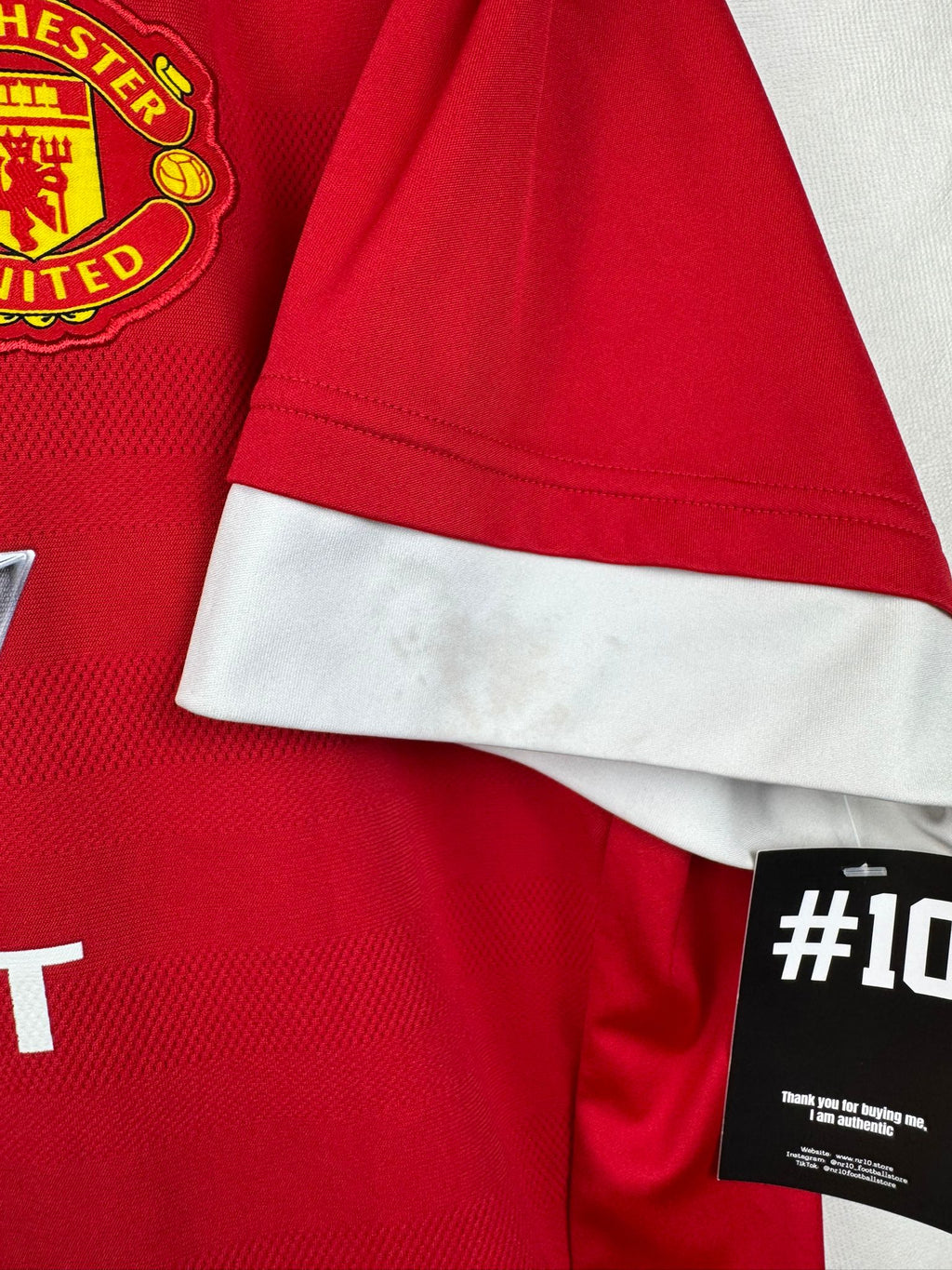 MANCHESTER UNITED 2015/16 HOME SHIRT - #10 ROONEY (SIZE XL)