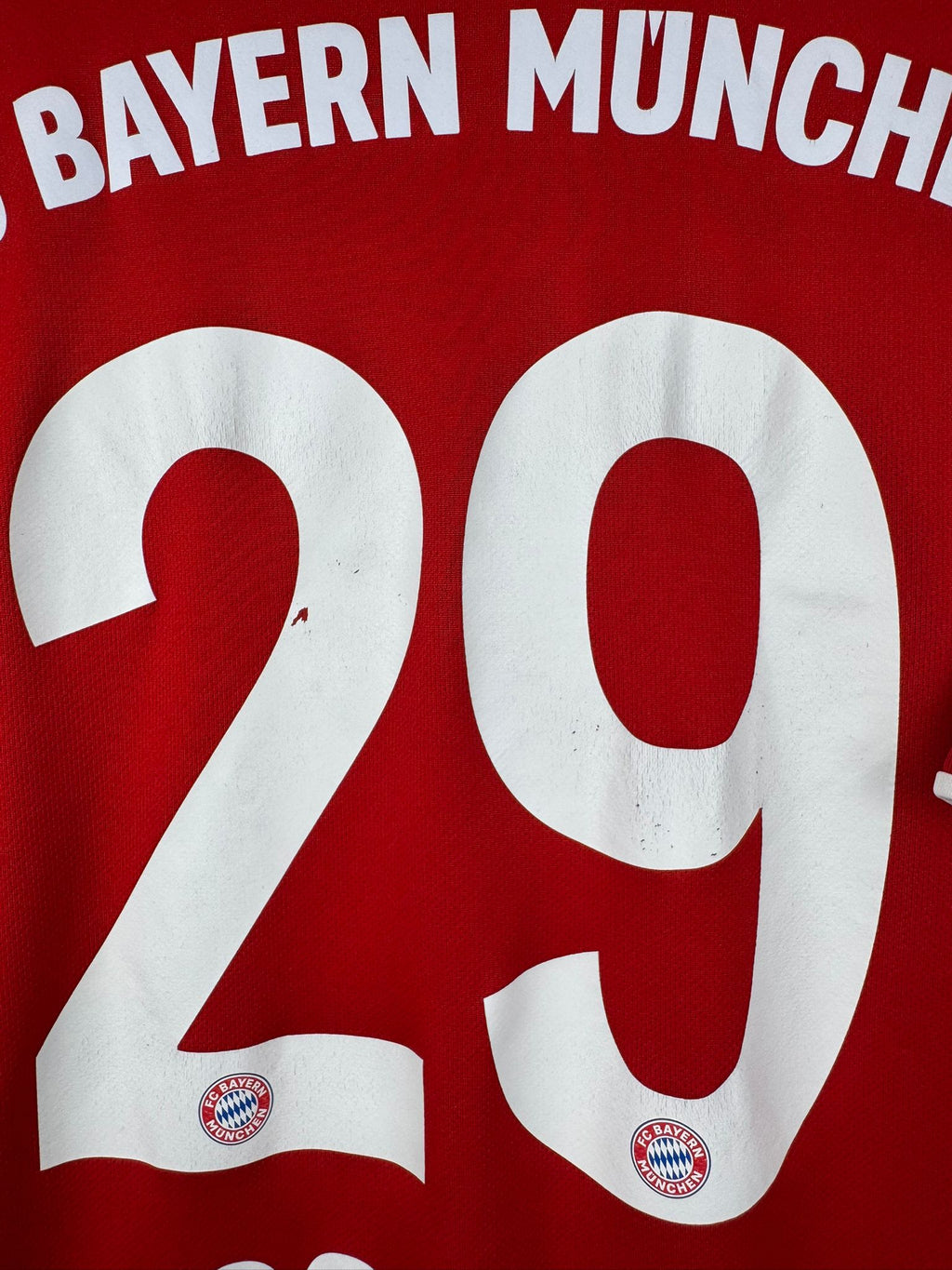 FC BAYERN MUNICH 2020/21 HOME SHIRT - #29 COMAN (SIZE S)