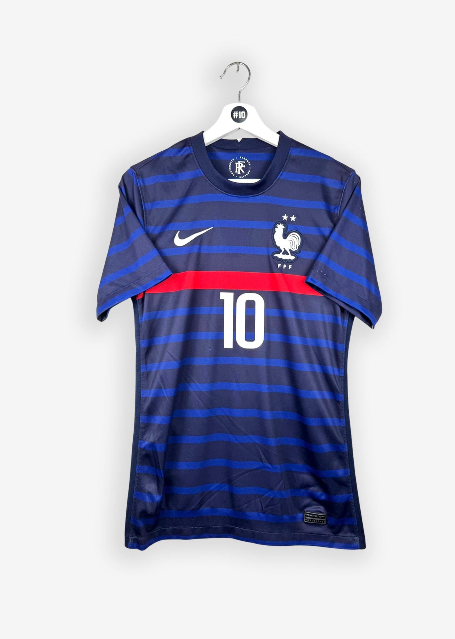 FRANCE 2020/21 HOME SHIRT - #10 MBAPPE (SIZE S)