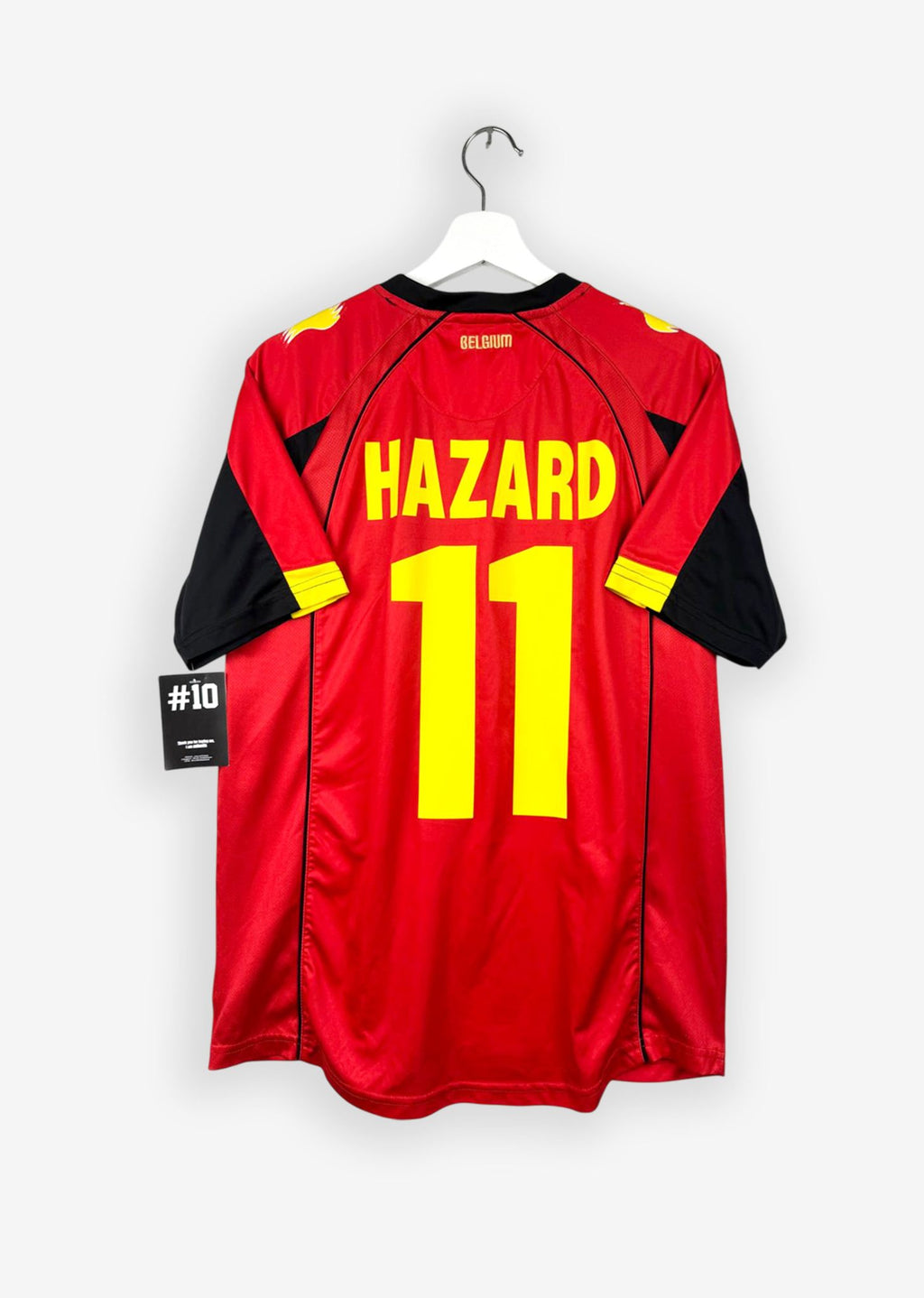 BELGIUM 2011/12 HOME SHIRT - #11 HAZARD (SIZE M)