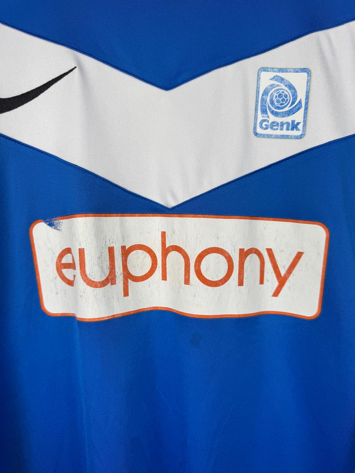 KRC GENK 2012/13 HOME SHIRT - MATCHWORN/ISSUED EUROPE LEAGUE #19 BUFFEL (SIZE M)