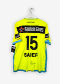 KAA GENT 2016/17 AWAY SHIRT - MATCHWORN/ISSUED & SIGNED #15 SAIEF (SIZE M)