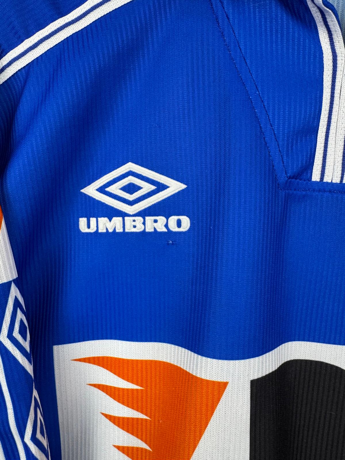 KAA GENT 1999/00 HOME SHIRT - MATCHWORN/ISSUED #6 DUPRE (SIZE XL)