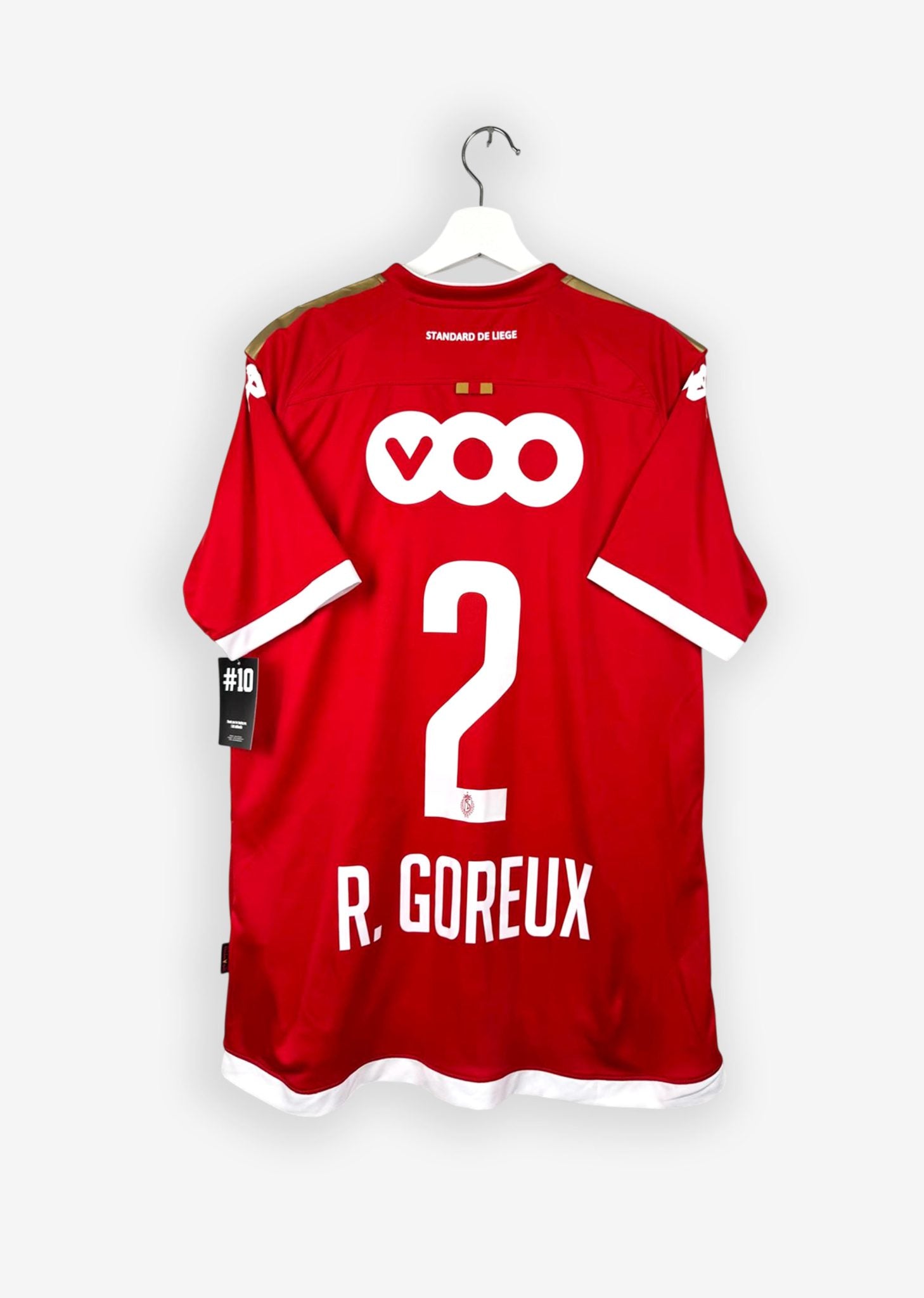 STANDARD DE LIÈGE 2015/16 HOME SHIRT - #2 GOREUX (SIZE XL)