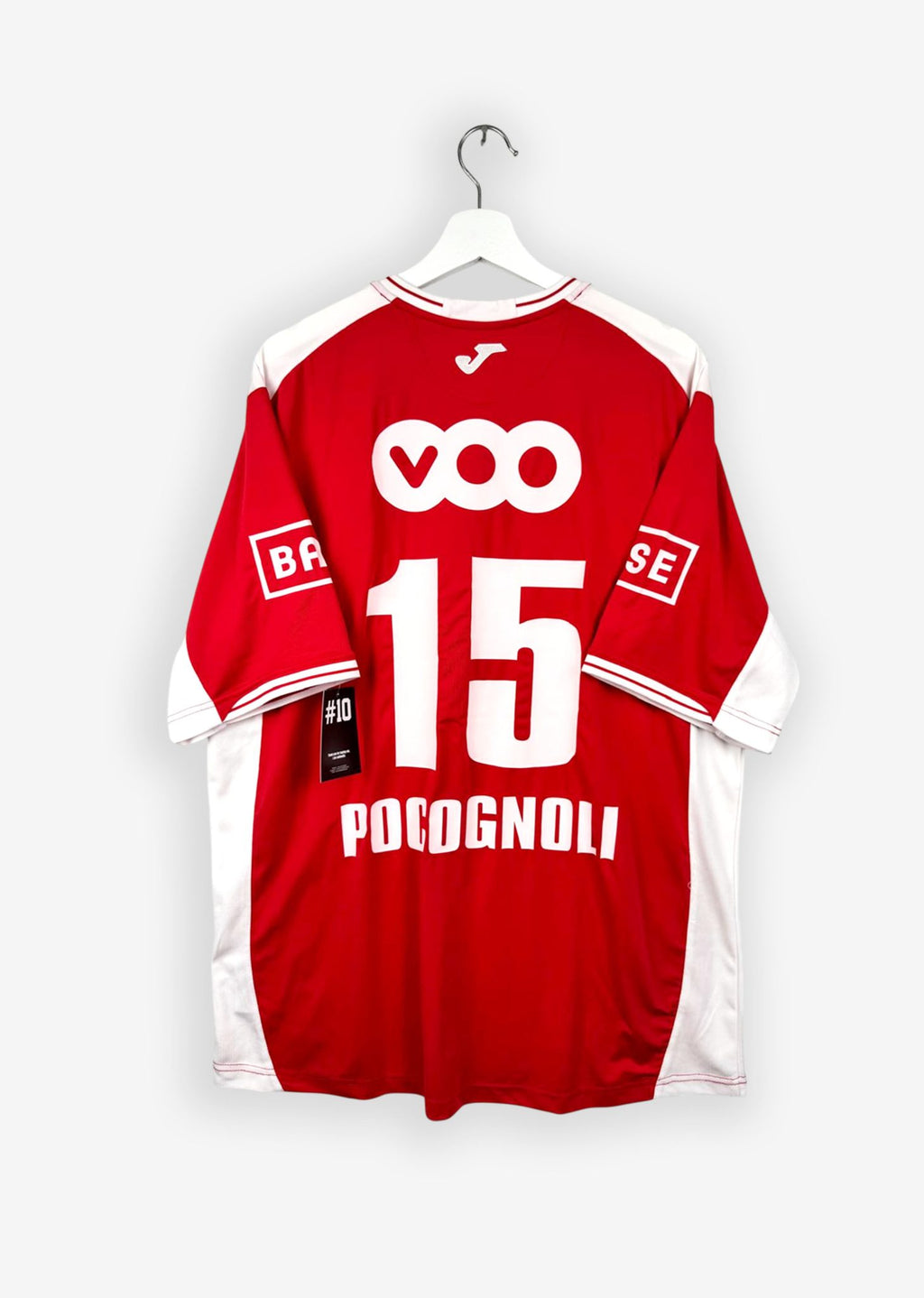 STANDARD DE LIÈGE 2011/12 HOME SHIRT - #15 POCOGNOLI (SIZE XXL)