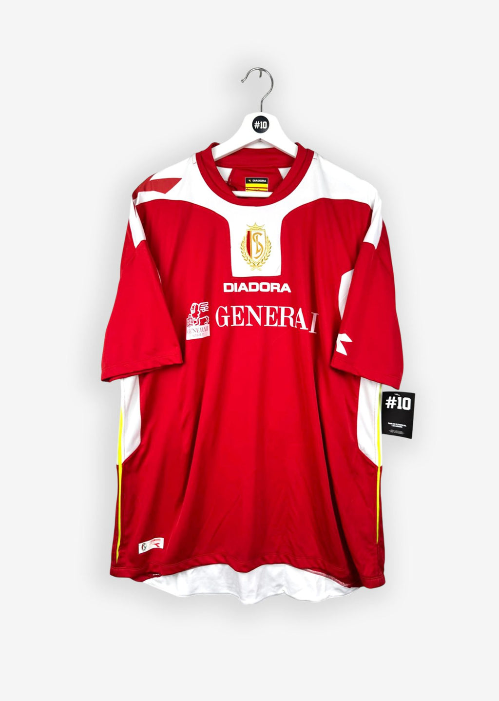STANDARD DE LIÈGE 2009/10 HOME SHIRT - #8 DEFOUR (SIZE XL)