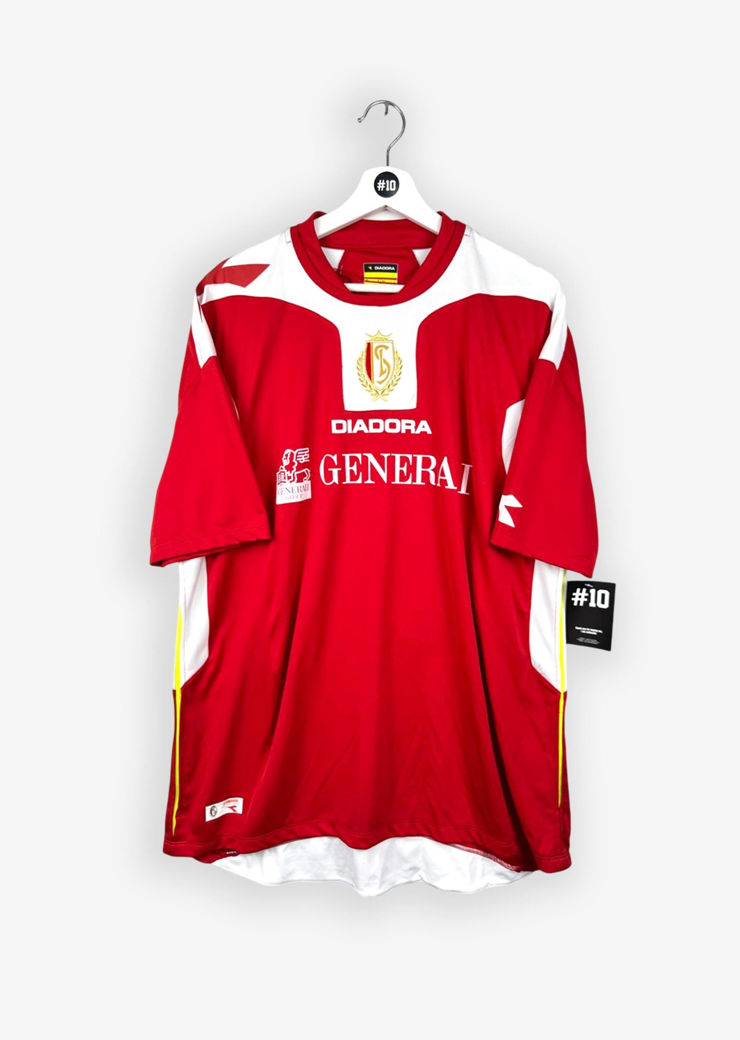 STANDARD DE LIÈGE 2009/10 HOME SHIRT - #8 DEFOUR (SIZE XL)