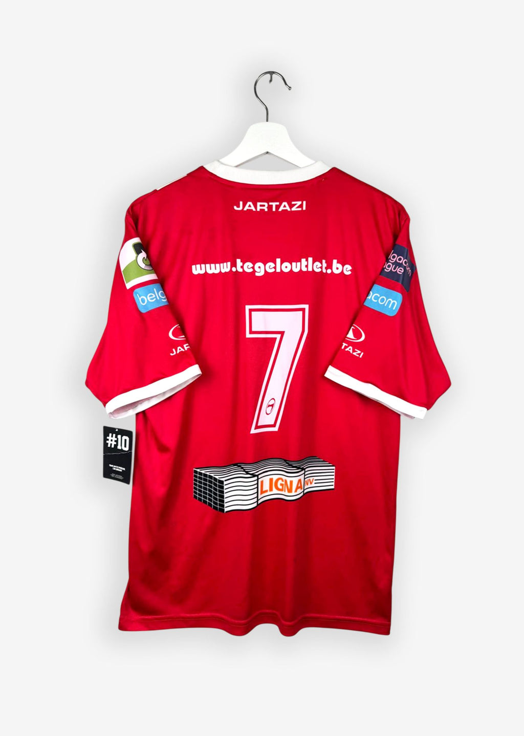 ROYAL ANTWERP 2011/13 HOME SHIRT - MATCHWORN/ISSUED #7 (SIZE S/M)
