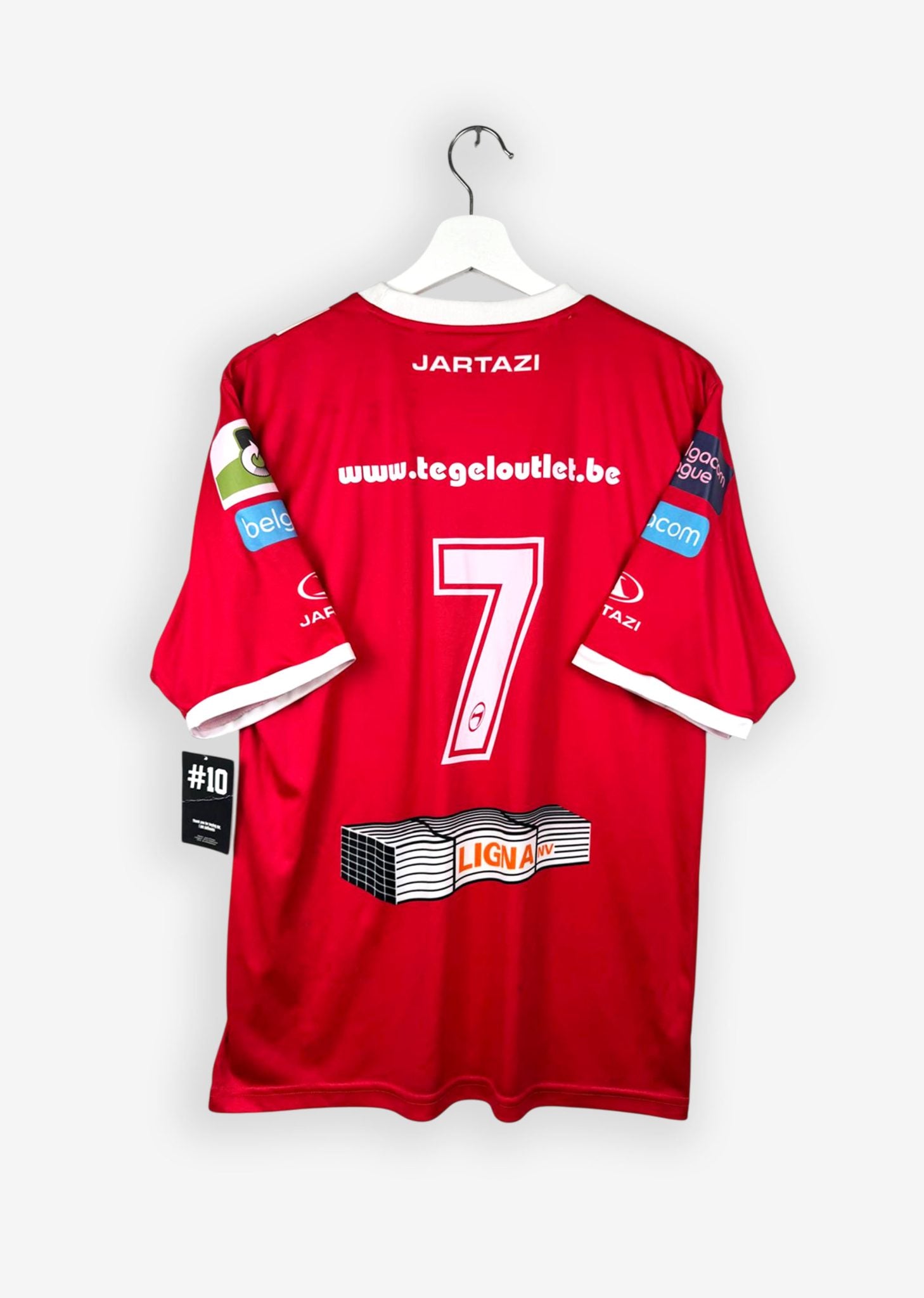 ROYAL ANTWERP 2011/13 HOME SHIRT - MATCHWORN/ISSUED #7 (SIZE S/M)