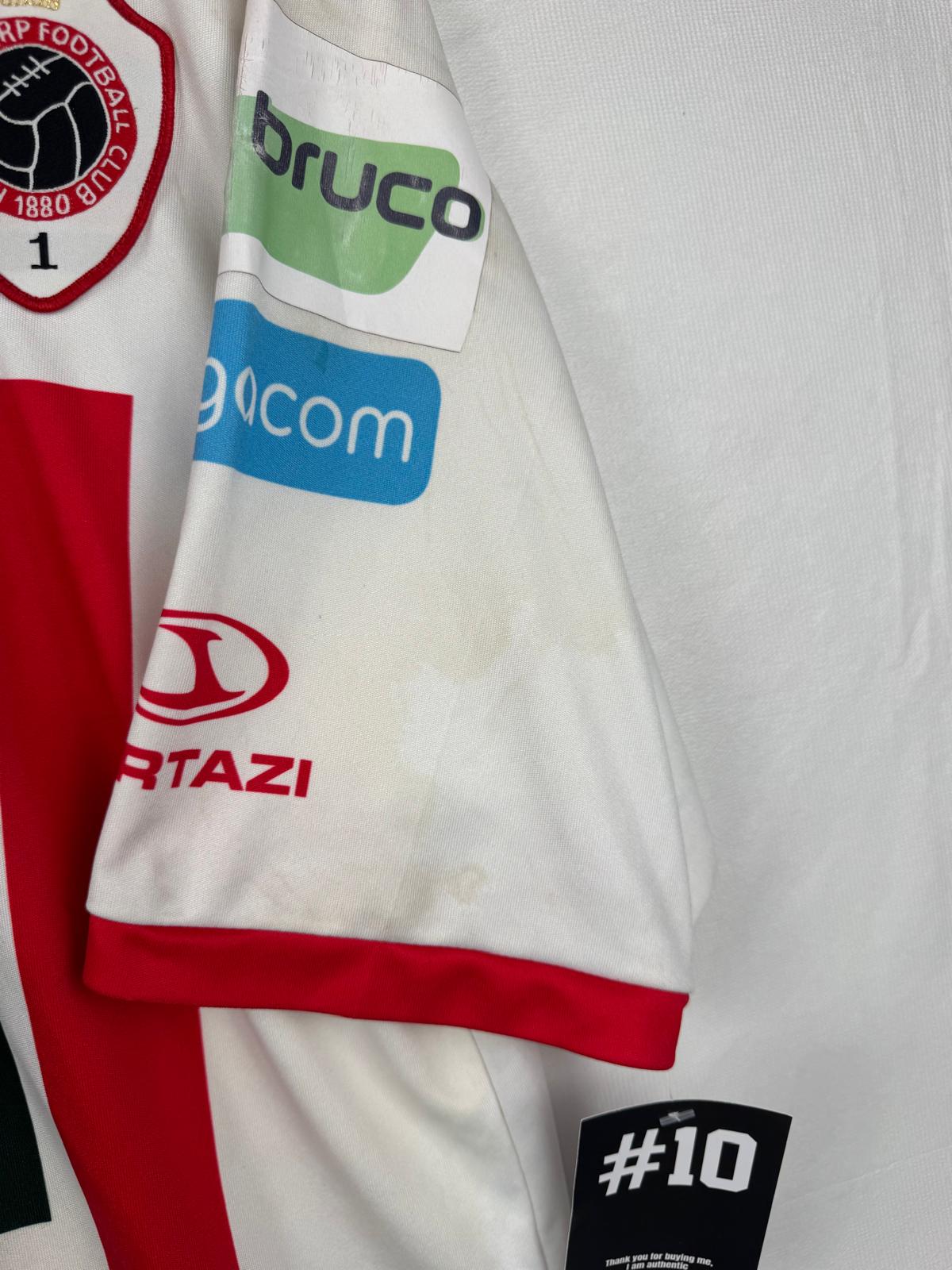 ROYAL ANTWERP 2011/13 AWAY SHIRT - MATCHWORN/ISSUED #7 (SIZE M)