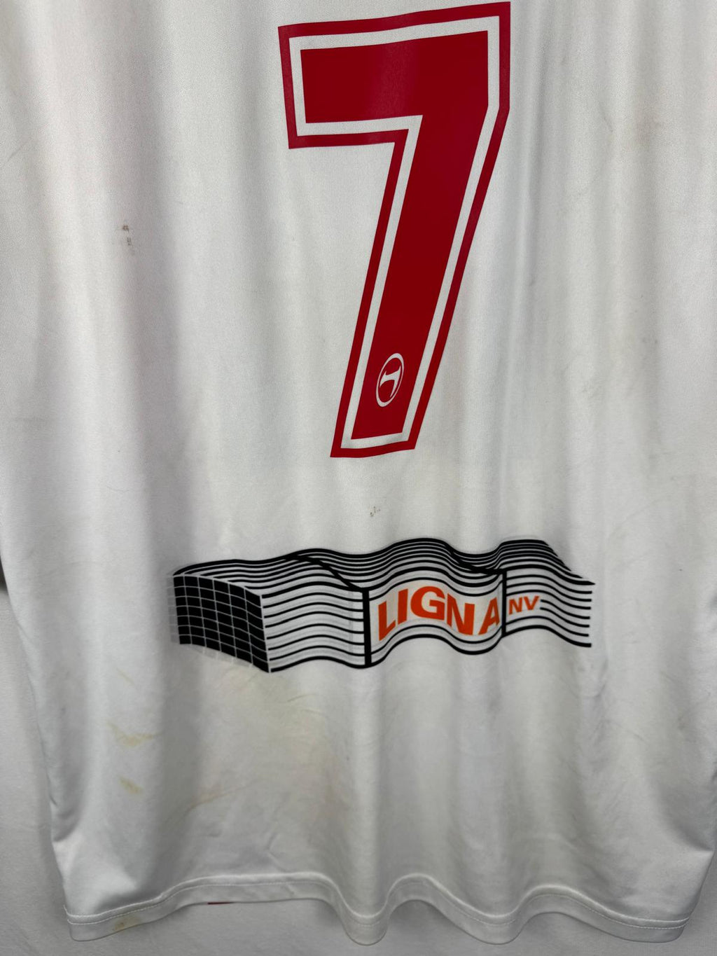 ROYAL ANTWERP 2011/13 AWAY SHIRT - MATCHWORN/ISSUED #7 (SIZE M)