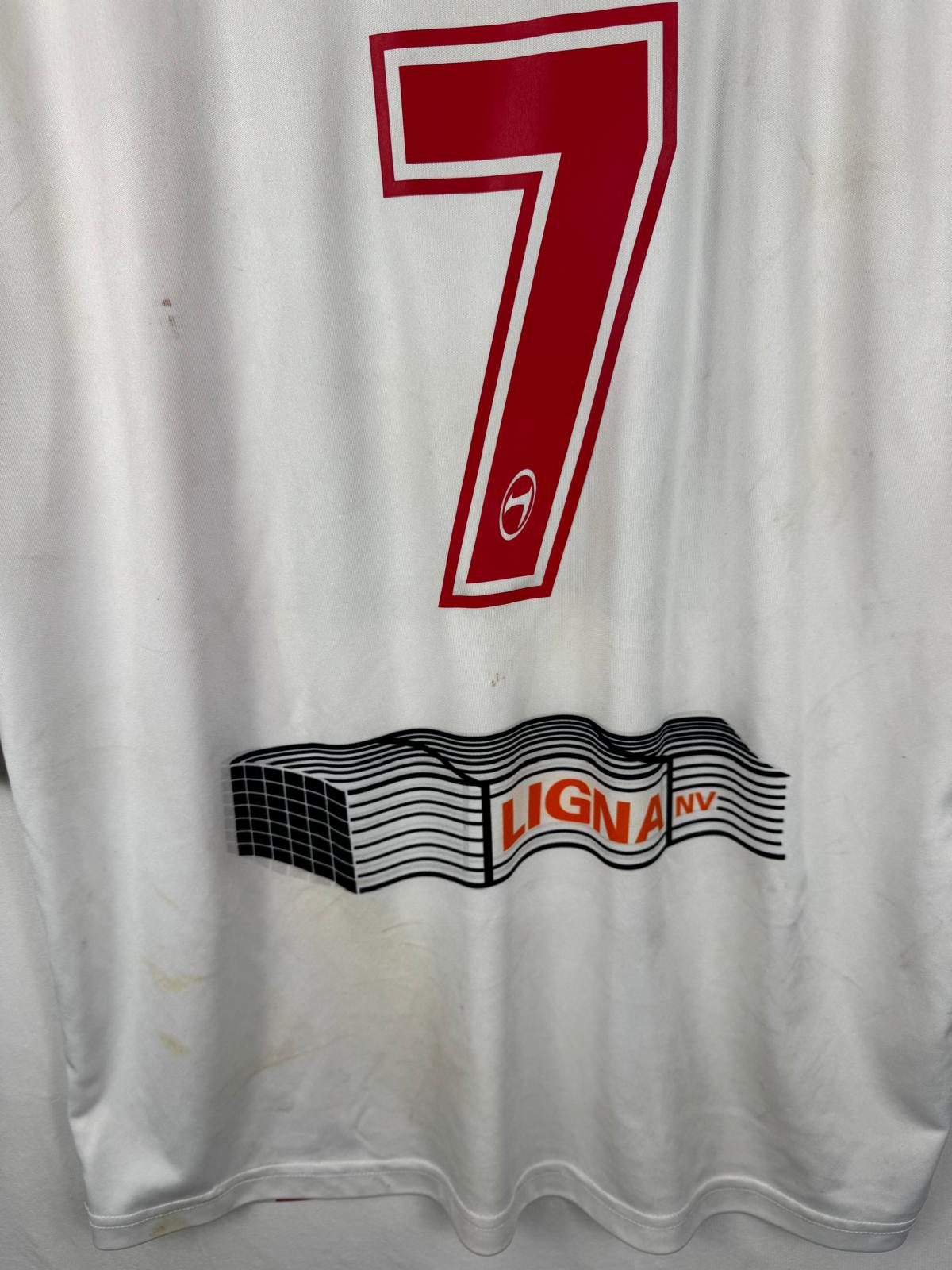 ROYAL ANTWERP 2011/13 AWAY SHIRT - MATCHWORN/ISSUED #7 (SIZE M)