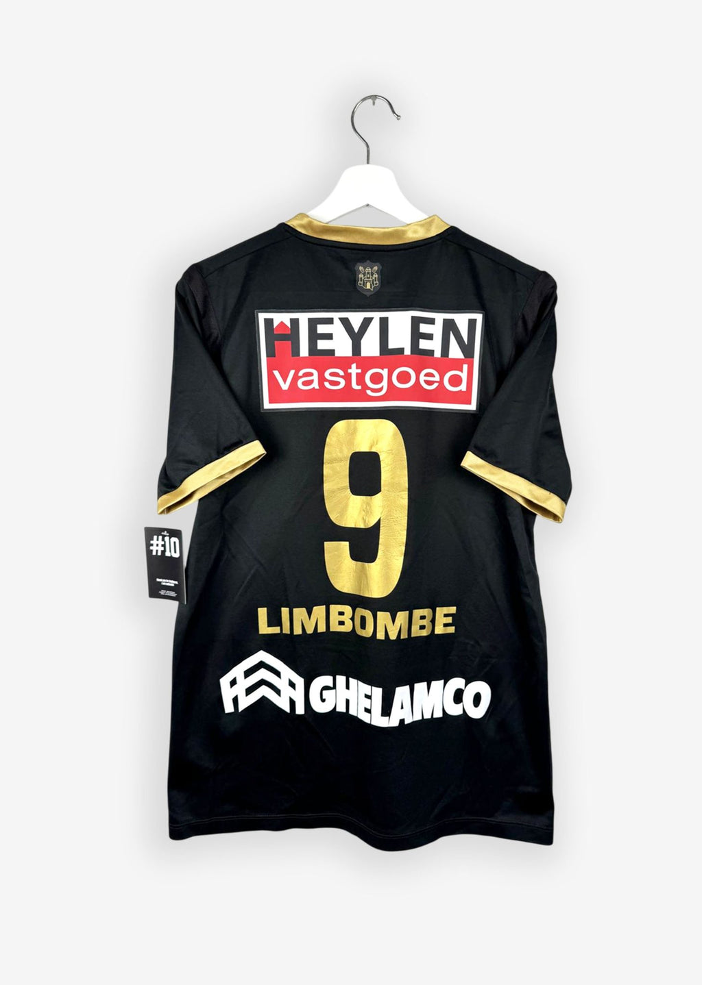 ROYAL ANTWERP 2017/18 AWAY SHIRT - #9 LIMBOMBE (SIZE M)