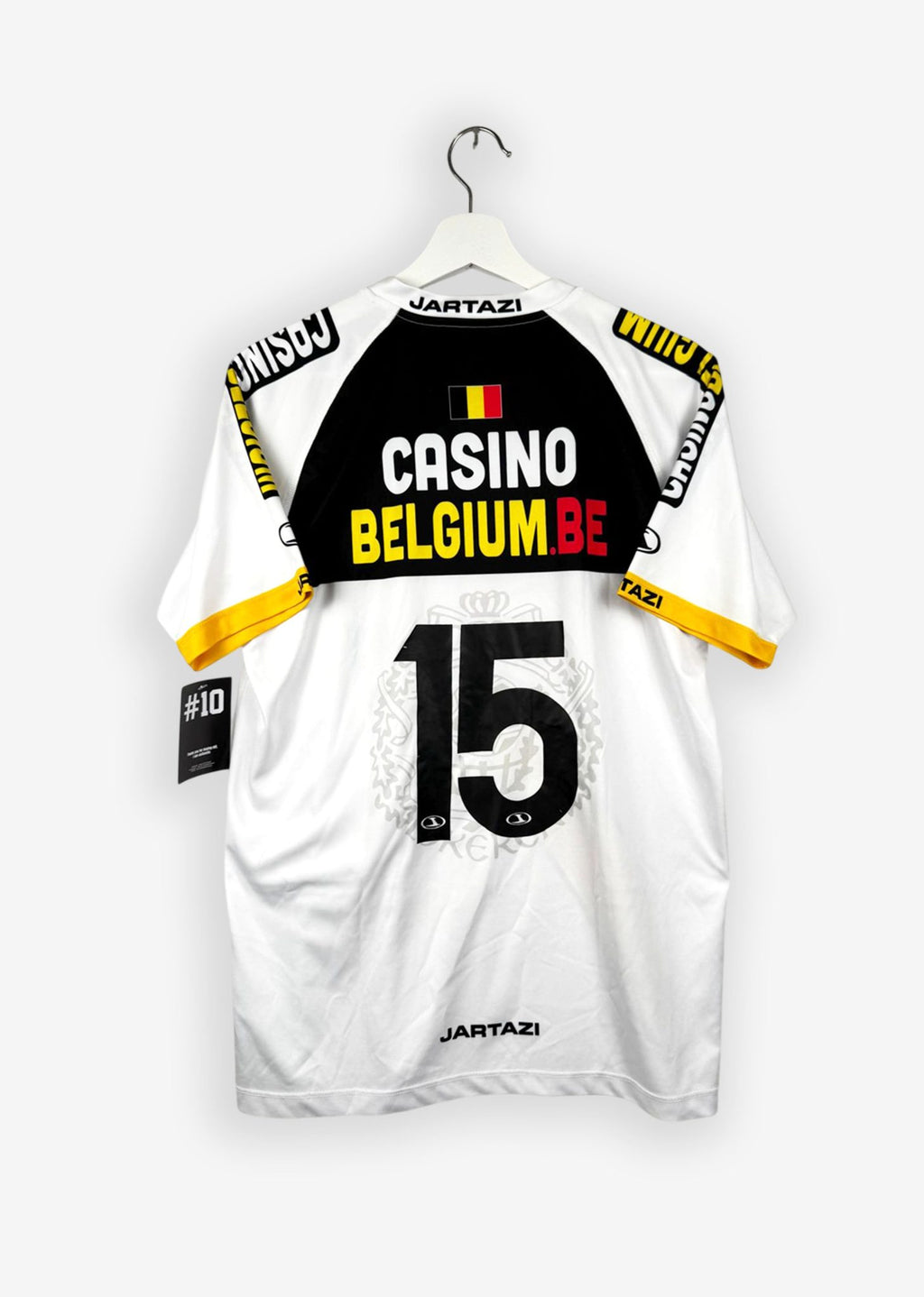 KSC LOKEREN 2015/16 HOME SHIRT - PLAYER ISSUE #15 (SIZE S/M)