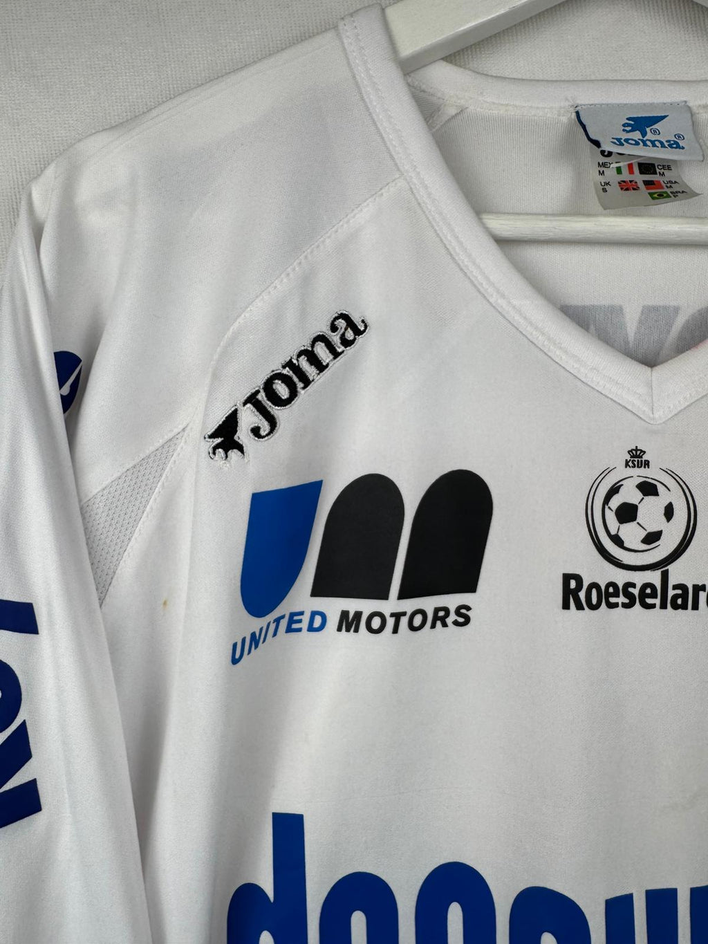 KSV ROESELARE 2008/09 HOME SHIRT - MATCHWORN/ISSUED #10 (SIZE M)