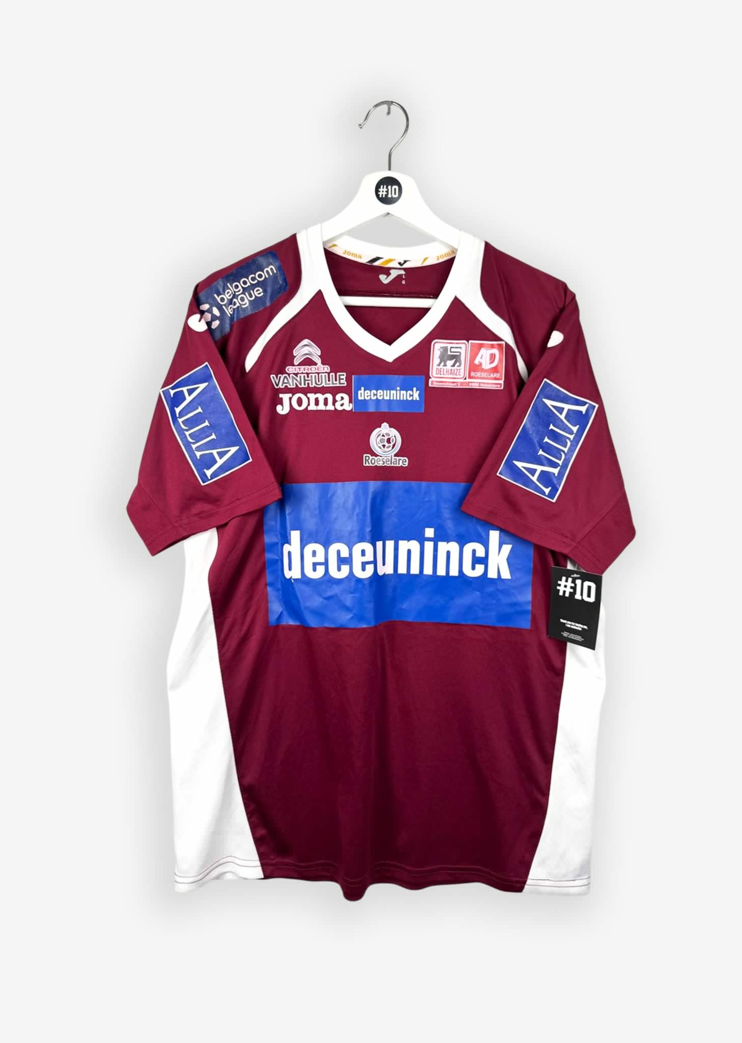 KSV ROESELARE 2013/14 THIRD SHIRT - MATCHWORN/ISSUED #25 (SIZE L)