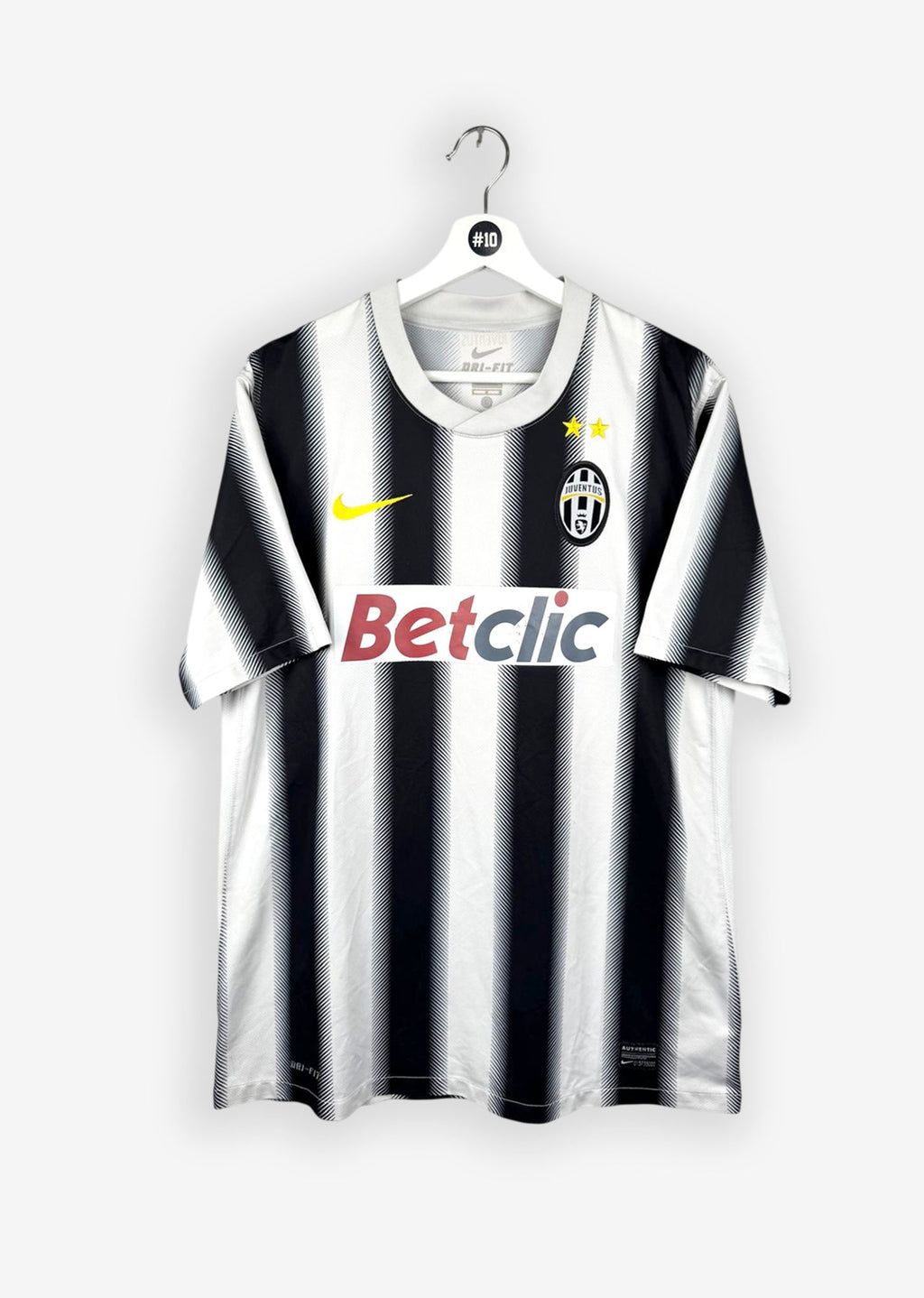 JUVENTUS 2011/12 HOME SHIRT - #21 PIRLO (SIZE L)