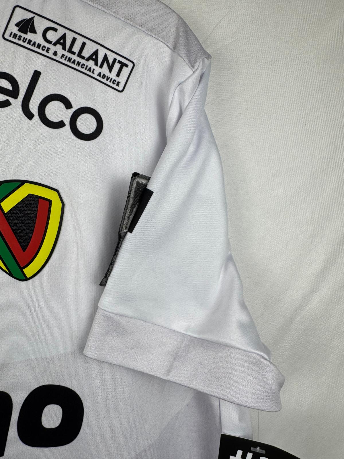 KV OOSTENDE 2021/22 ANNIVERSARY SHIRT - MATCHWORN/ISSUED #17 FORTES (SIZE XL)