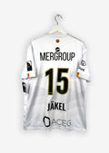 KV OOSTENDE 2021/22 ANNIVERSARY SHIRT - MATCHWORN/ISSUED #15 JÄKEL (SIZE XXL)