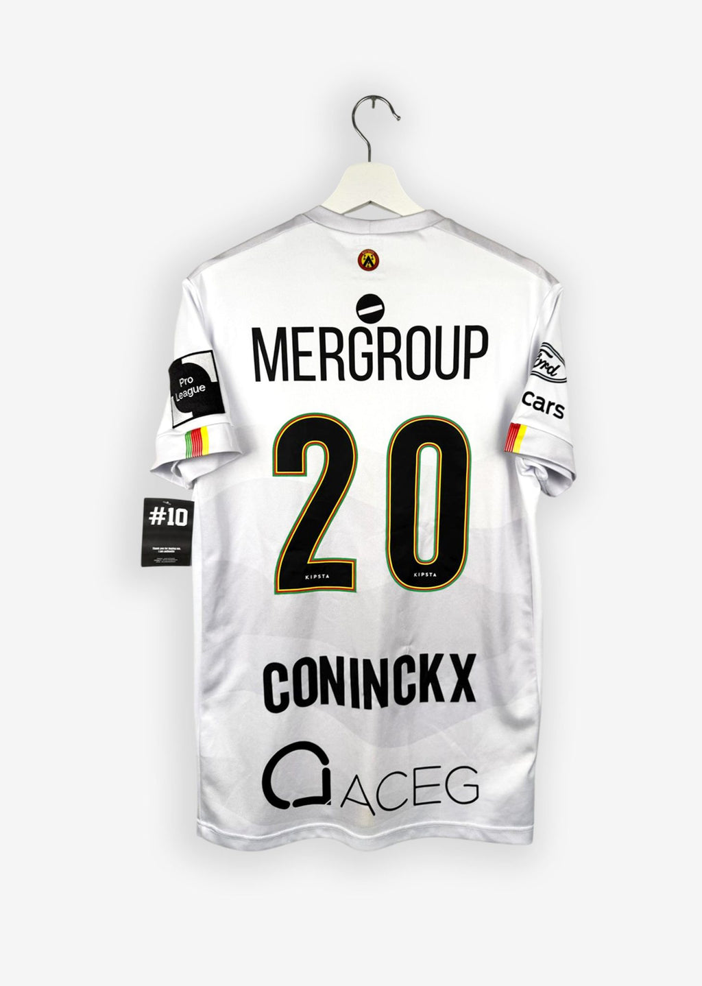 KV OOSTENDE 2021/22 ANNIVERSARY SHIRT - MATCHWORN/ISSUED #20 CONINCKX (SIZE M)