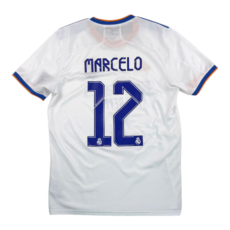 REAL MADRID 2021/22 HOME SHIRT - #12 MARCELO (SIZE M)