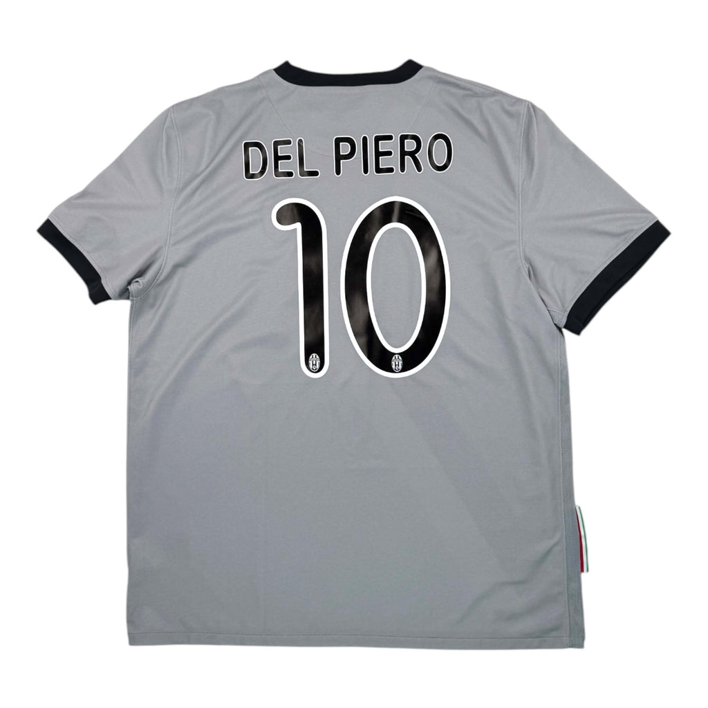 JUVENTUS 2009/10 AWAY SHIRT - #10 DEL PIERO (SIZE XL)