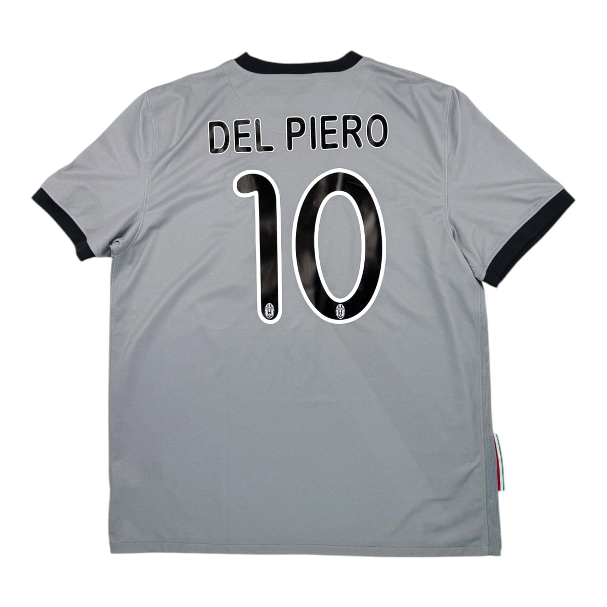 JUVENTUS 2009/10 AWAY SHIRT - #10 DEL PIERO (SIZE XL)