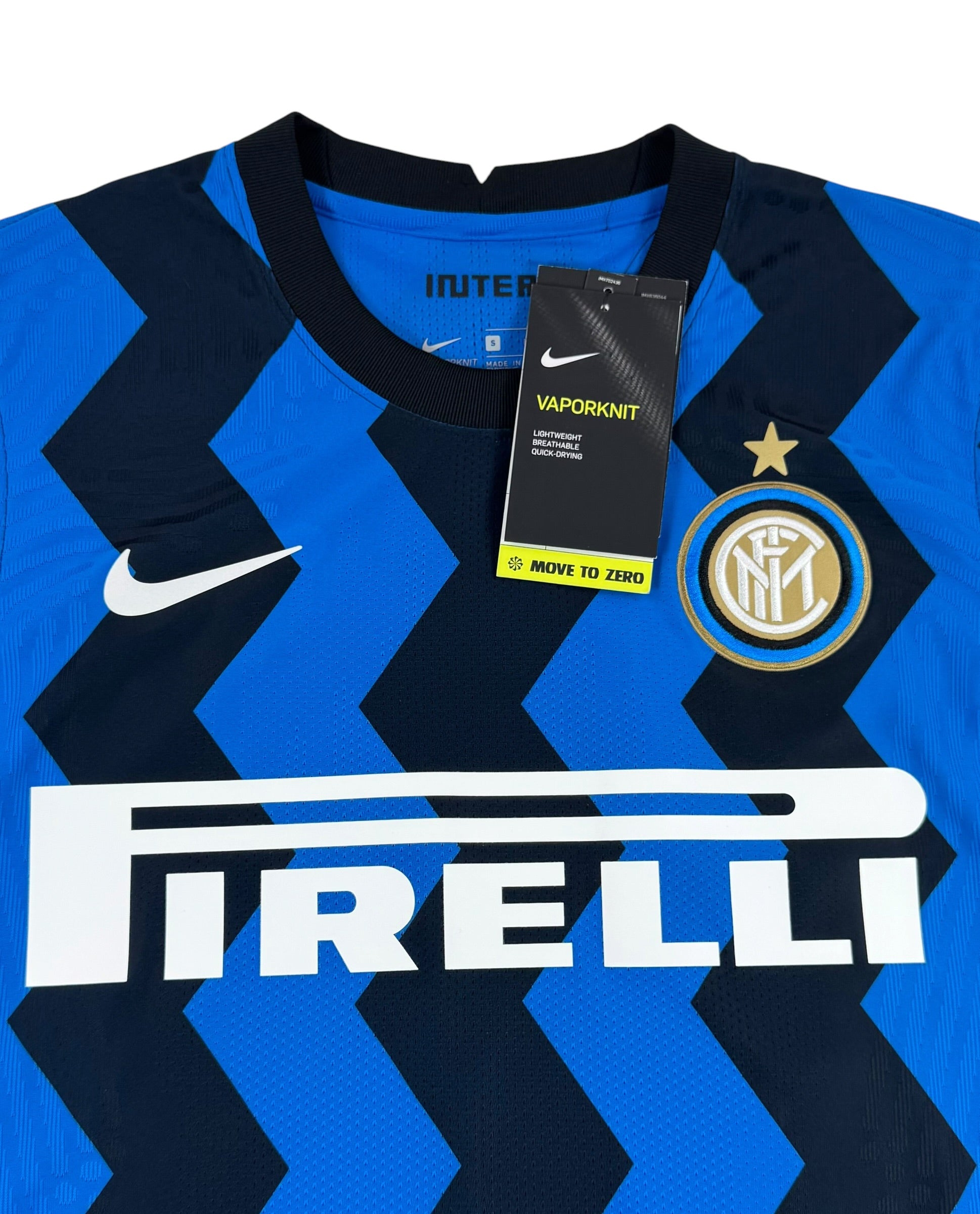 INTER MILAN 2020/21 HOME SHIRT *CHINESE NEW YEAR CAPSULE* - PLAYER ISSUE #9 LUKAKU (SIZE S) NWT